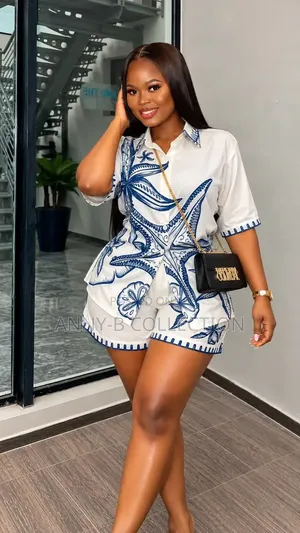 Ladies Shorts and Shirt Beach Outfit