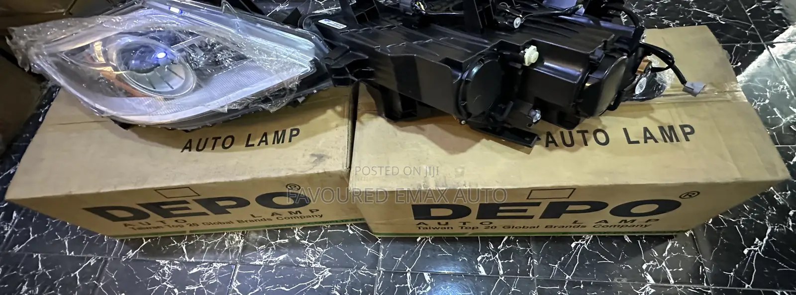Head Lamp Mazada Cx9 2009 - 2013 Depo Set