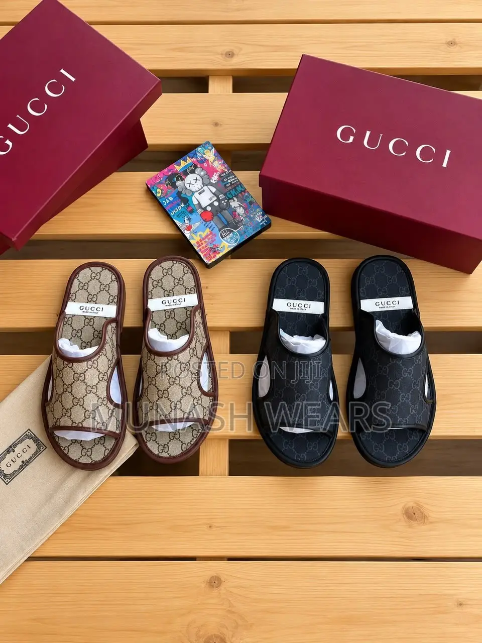 Gucci Cover Leather Slipers 40-46 Available