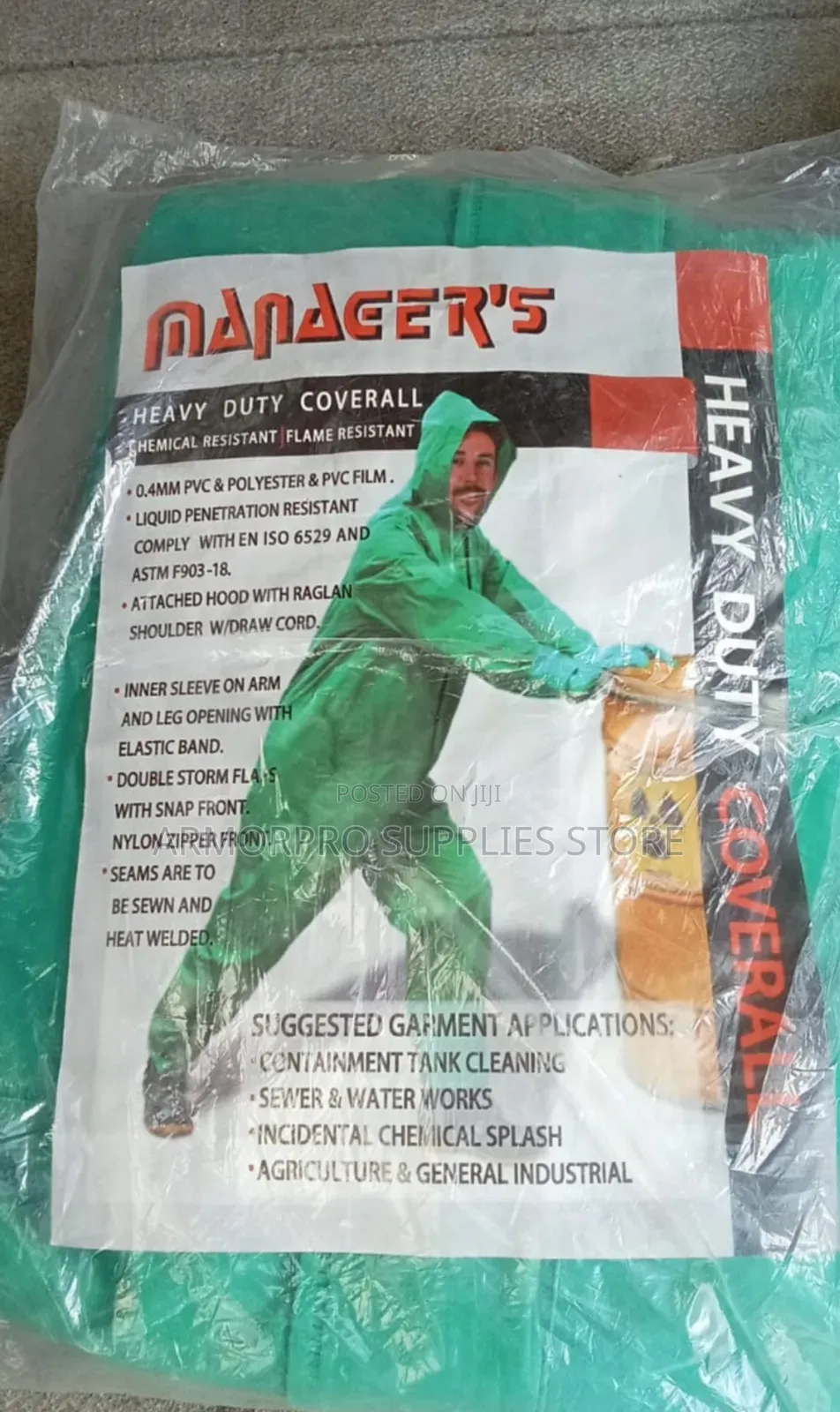 Heavy Duty Chemical Coverall