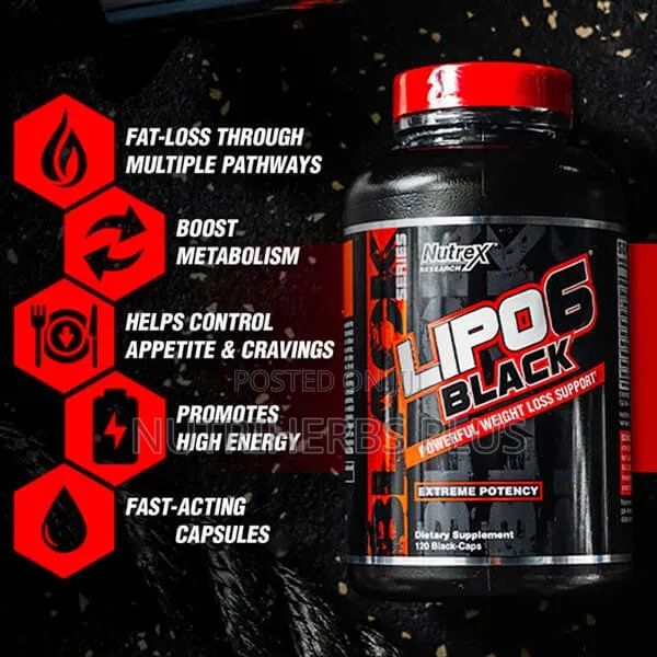 NUTREX LIPO 6 BLACK (For Stubborn Fat)
