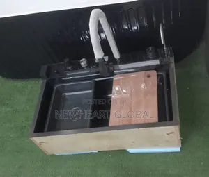 Luxury Black Piano Digital 5 Button Kitchen Sink