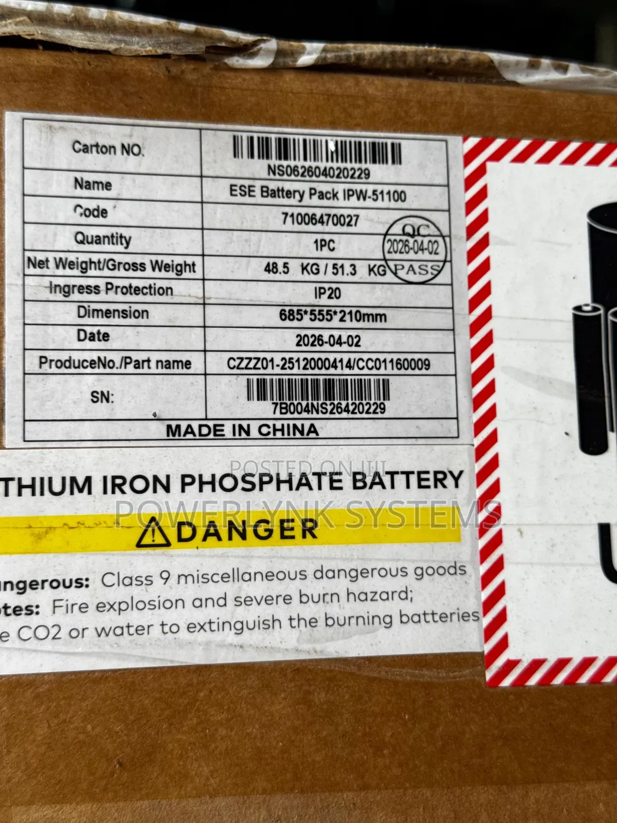Itel 5kwh Lithium Battery 24v & 48v