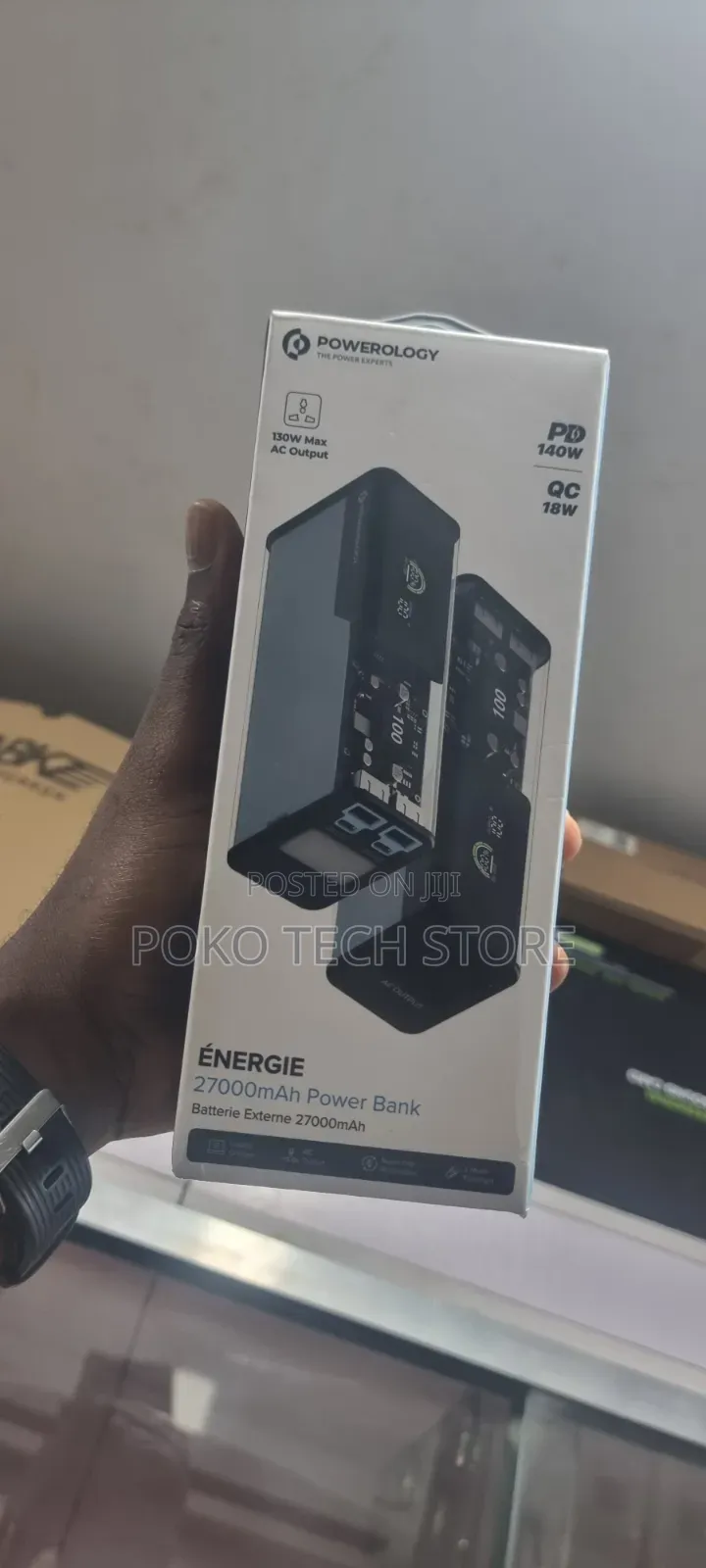 ​Powerology ÉNERGIE 27,000mAh Power Bank With AC Output