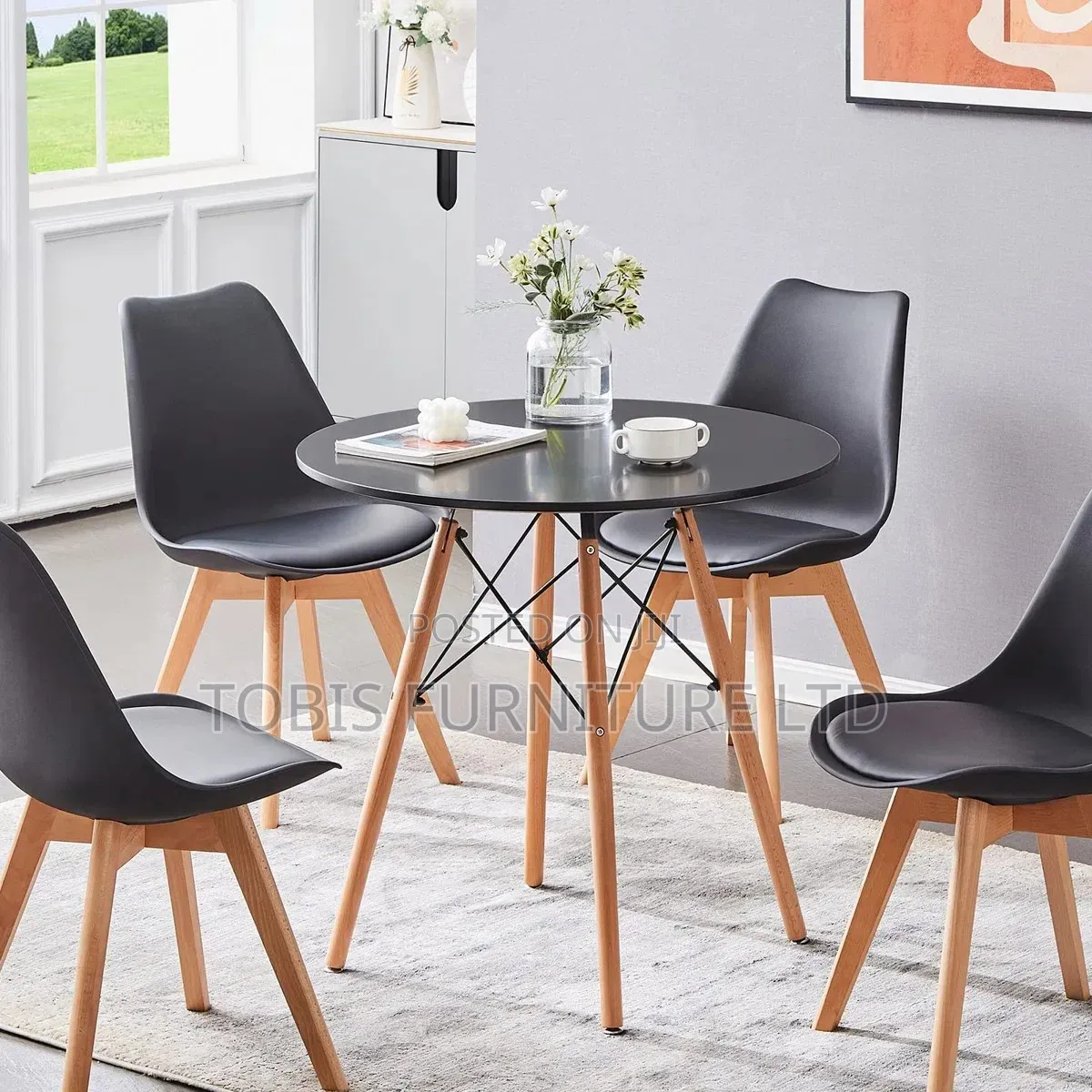 4-Seater Round Dining Set