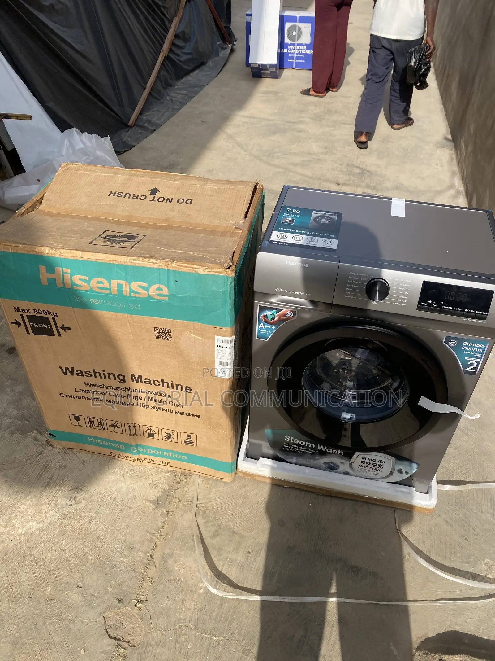 Hisense 7KG Front Loader With Pause and Add Function WFQP7012T