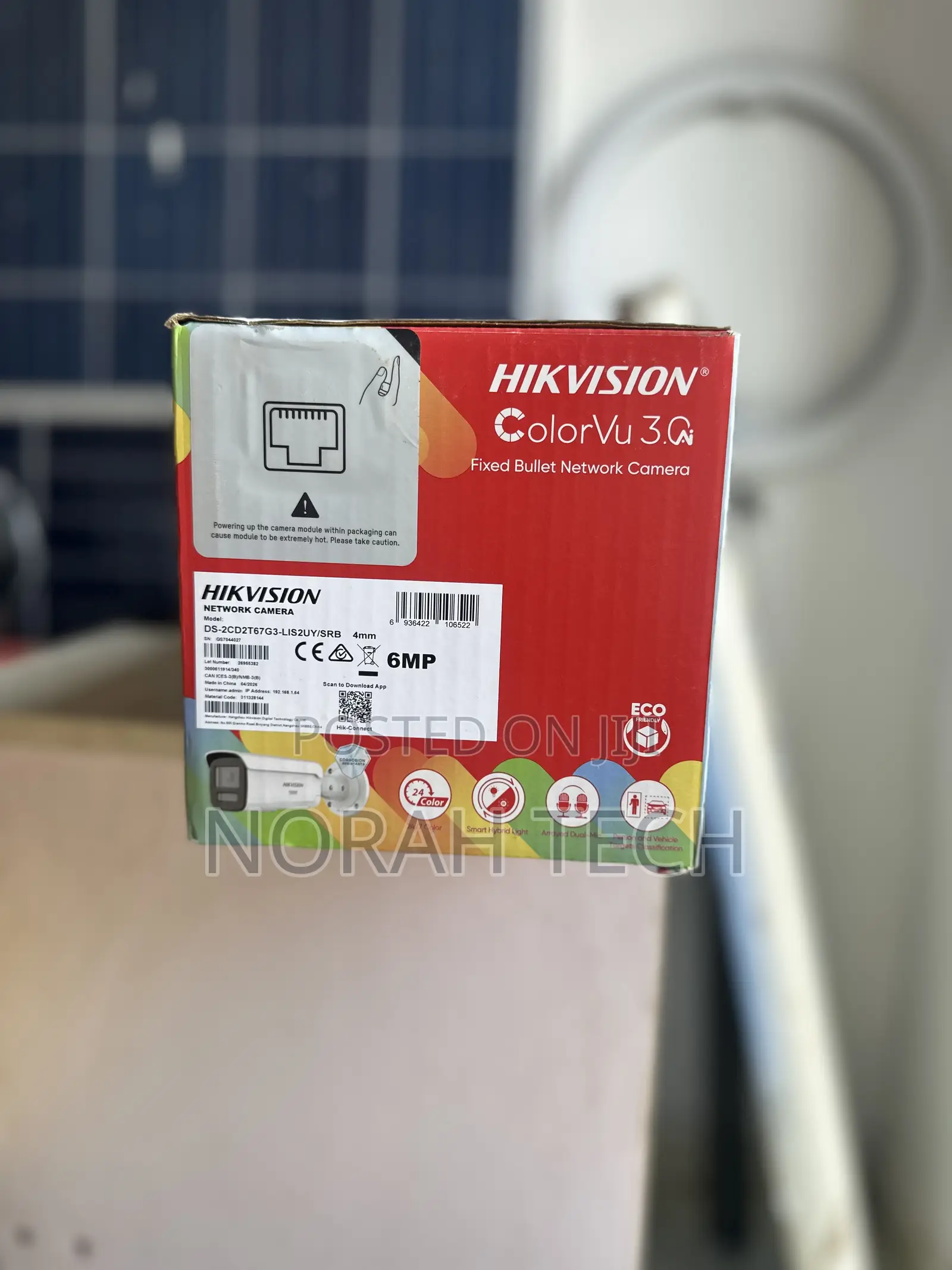 Hikvision Ds-2cd2t67g3-Lis2uy/SRB 6mp Long Range Ip Camera