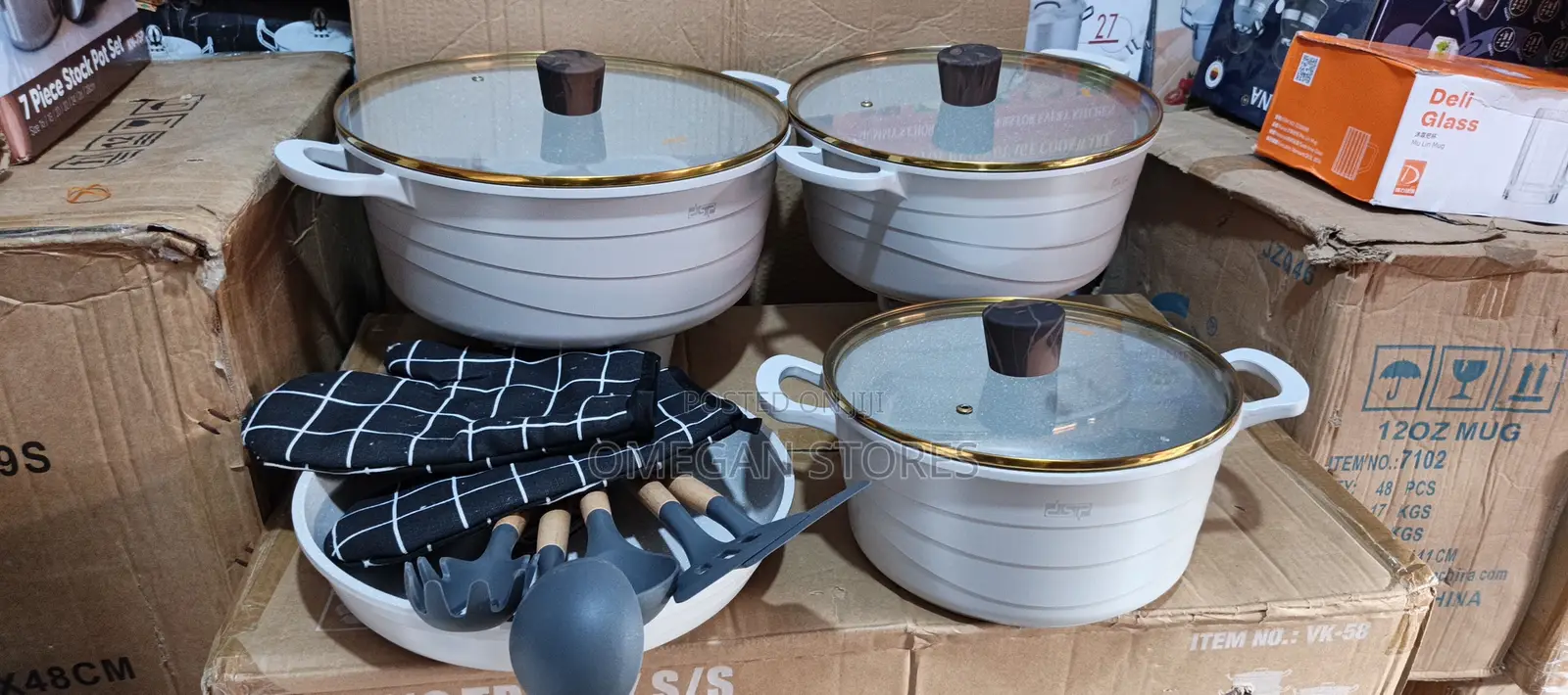 15pcs DSP Original Granite Cookware Set