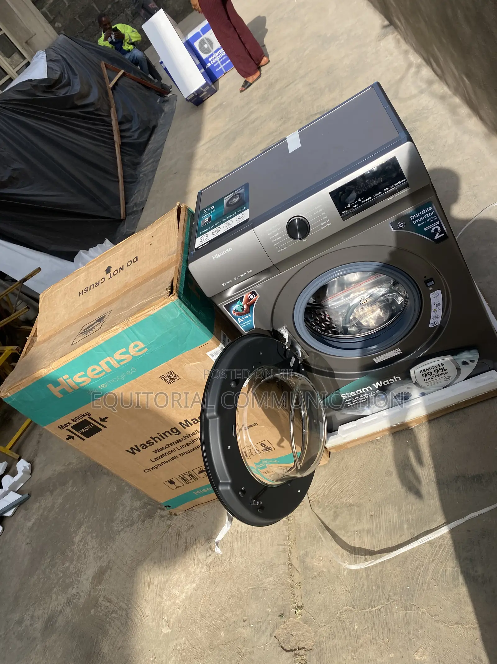 Hisense 7KG Washer With Drum Hygiene Programme WFQP7012T