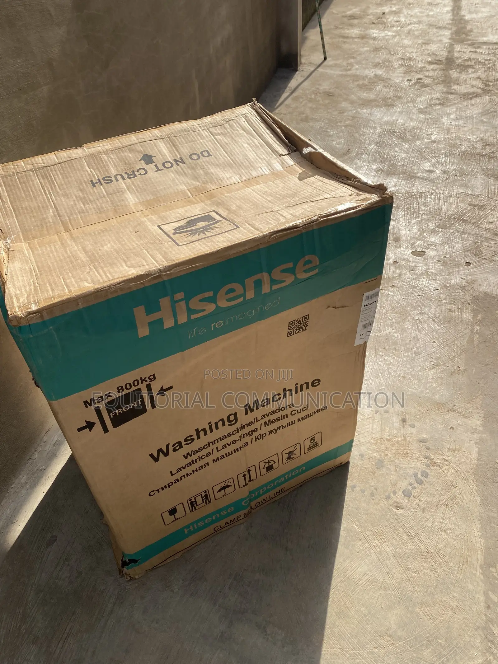 Hisense WFQP7012T Front Load Inverter Washer 7KG 15 Programmes