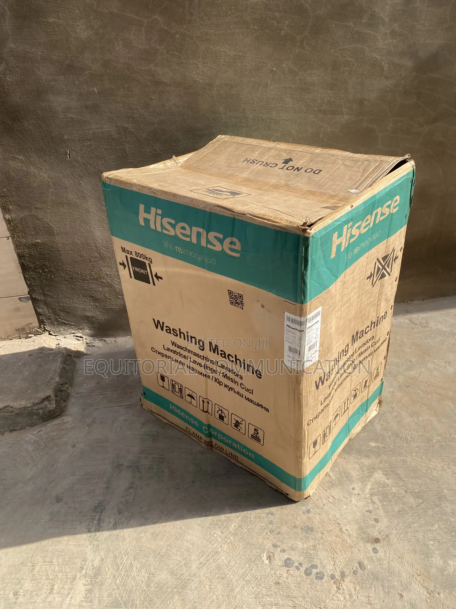 Hisense 7KG Front Load Washing Machine 1800W WFQP7012T
