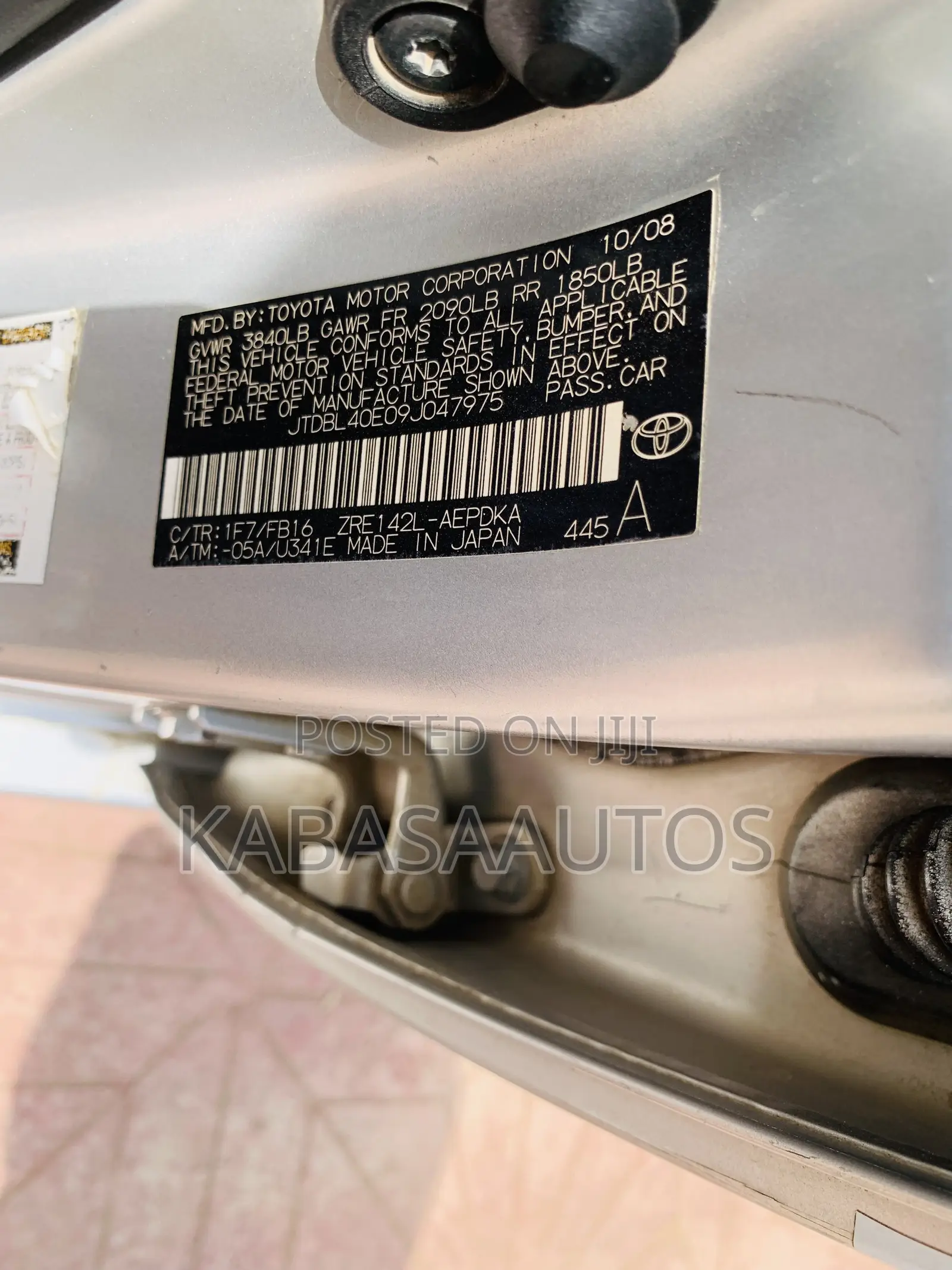 Toyota Corolla 2009 Silver