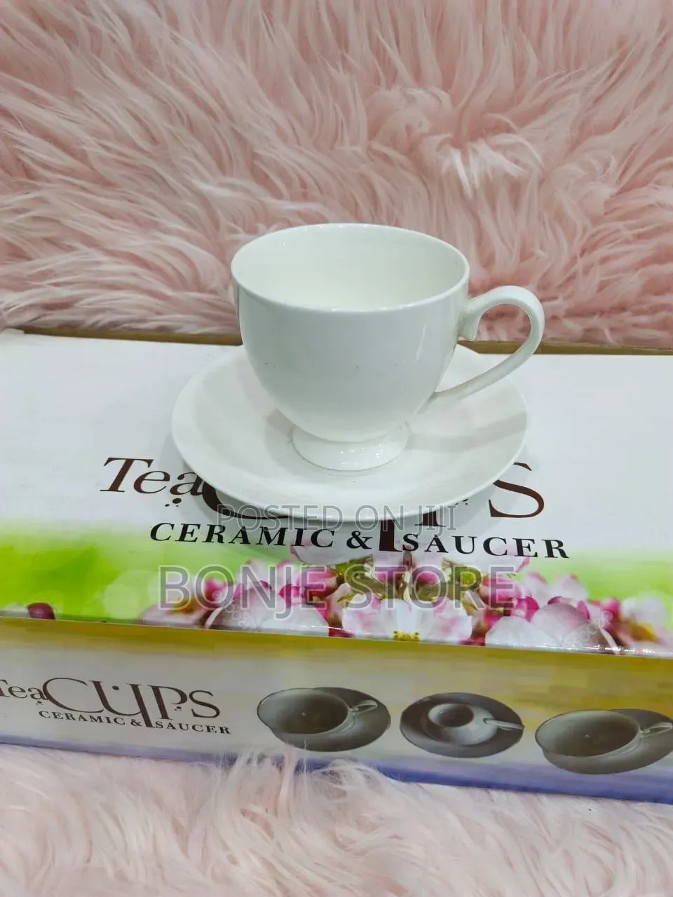 6 Pieces Saucer and Cup