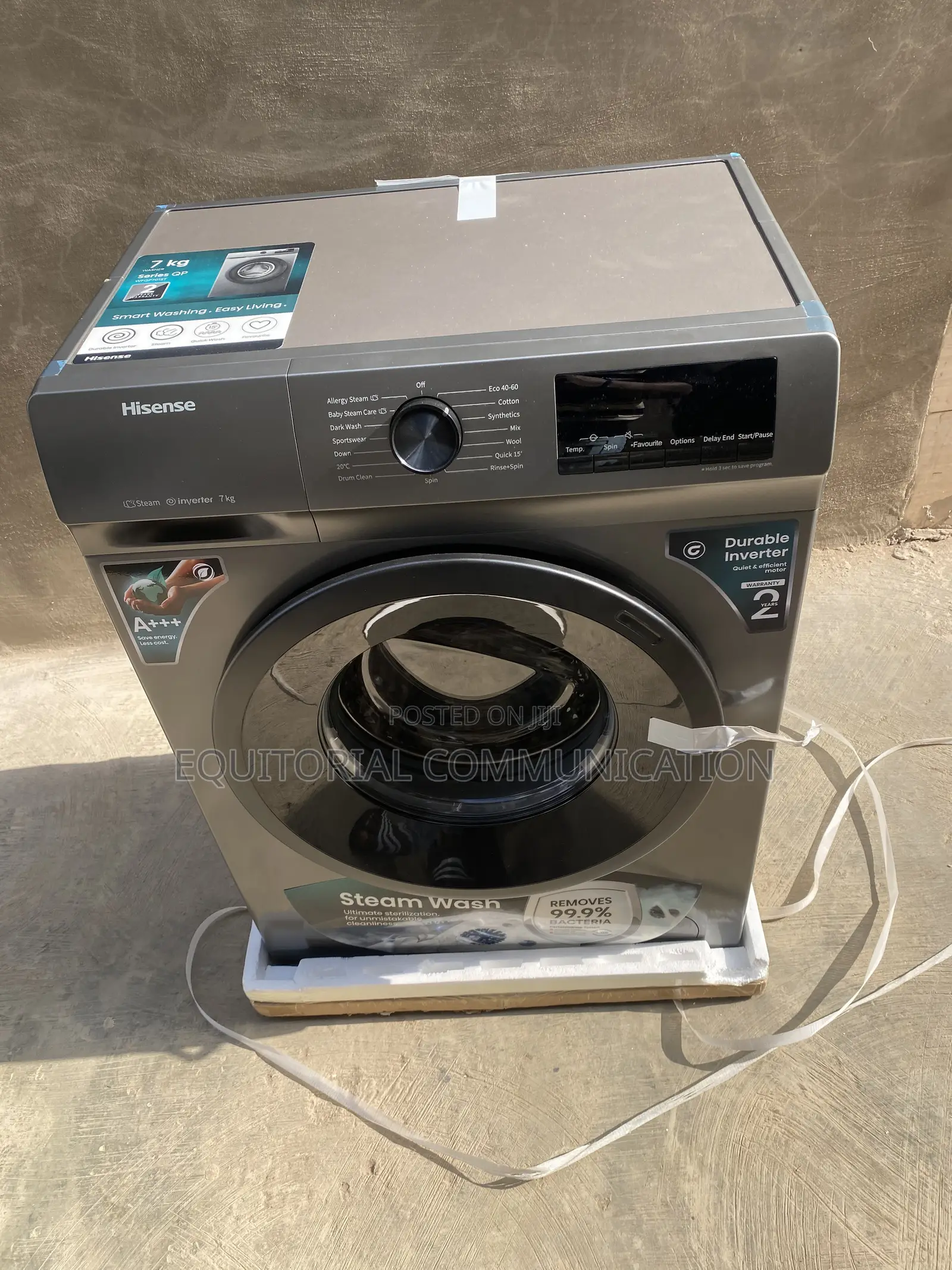 Hisense WFQP7012T 7KG Front Loader for Modern Home Laundry