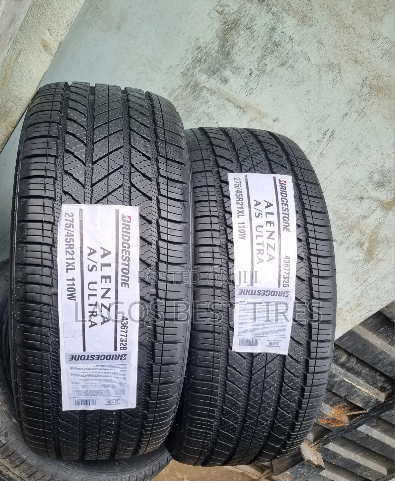 ​ Brand New Bridgestone Alenza a/S Ultra Tires – Size 275/45r21 XL