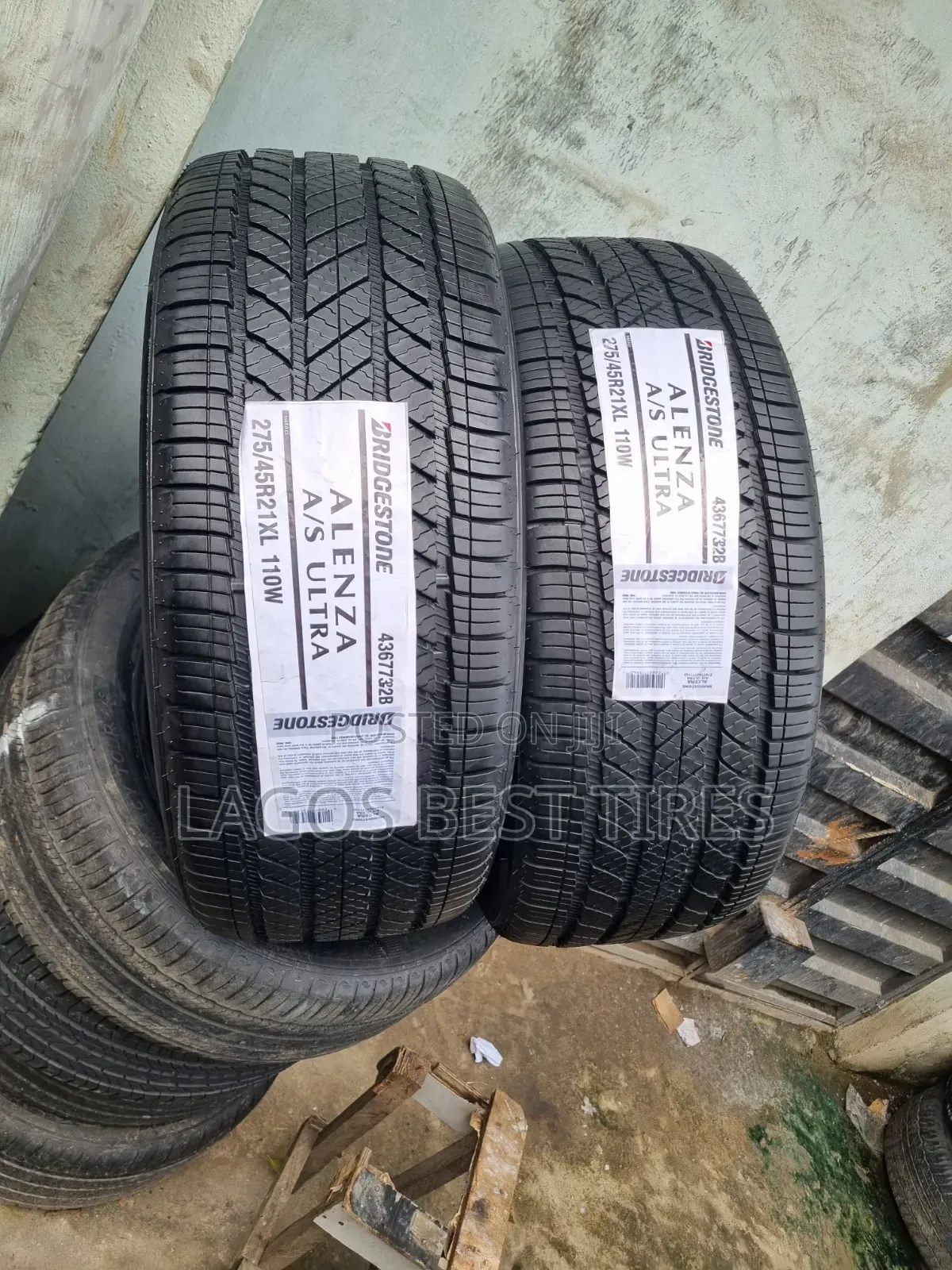 ​ Brand New Bridgestone Alenza a/S Ultra Tires – Size 275/45r21 XL