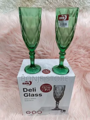 6 Pieces Vintage Wine Glass Cup