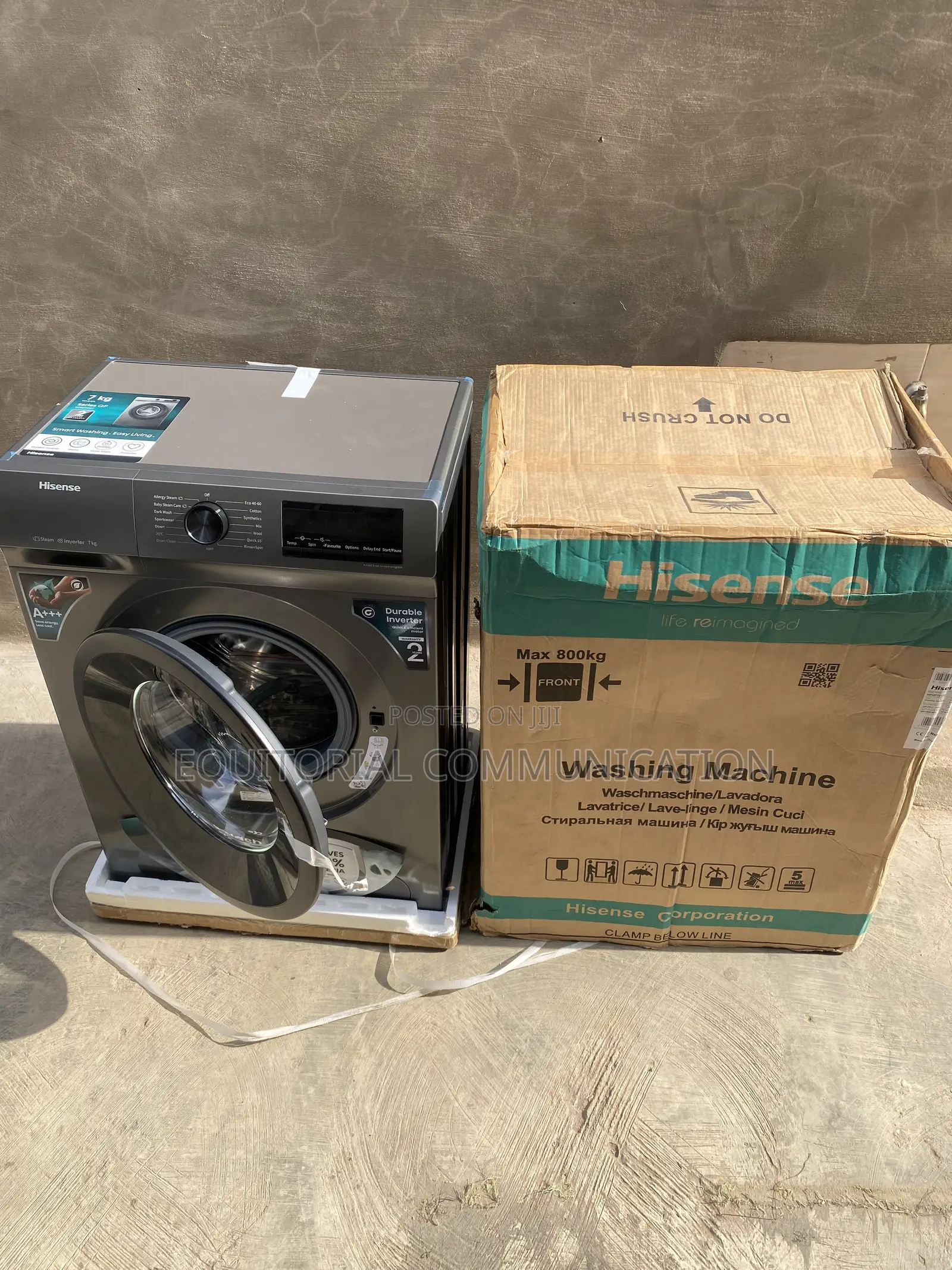 Hisense WFQP7012T 7KG Laundry Machine With 1200RPM Spin Speed