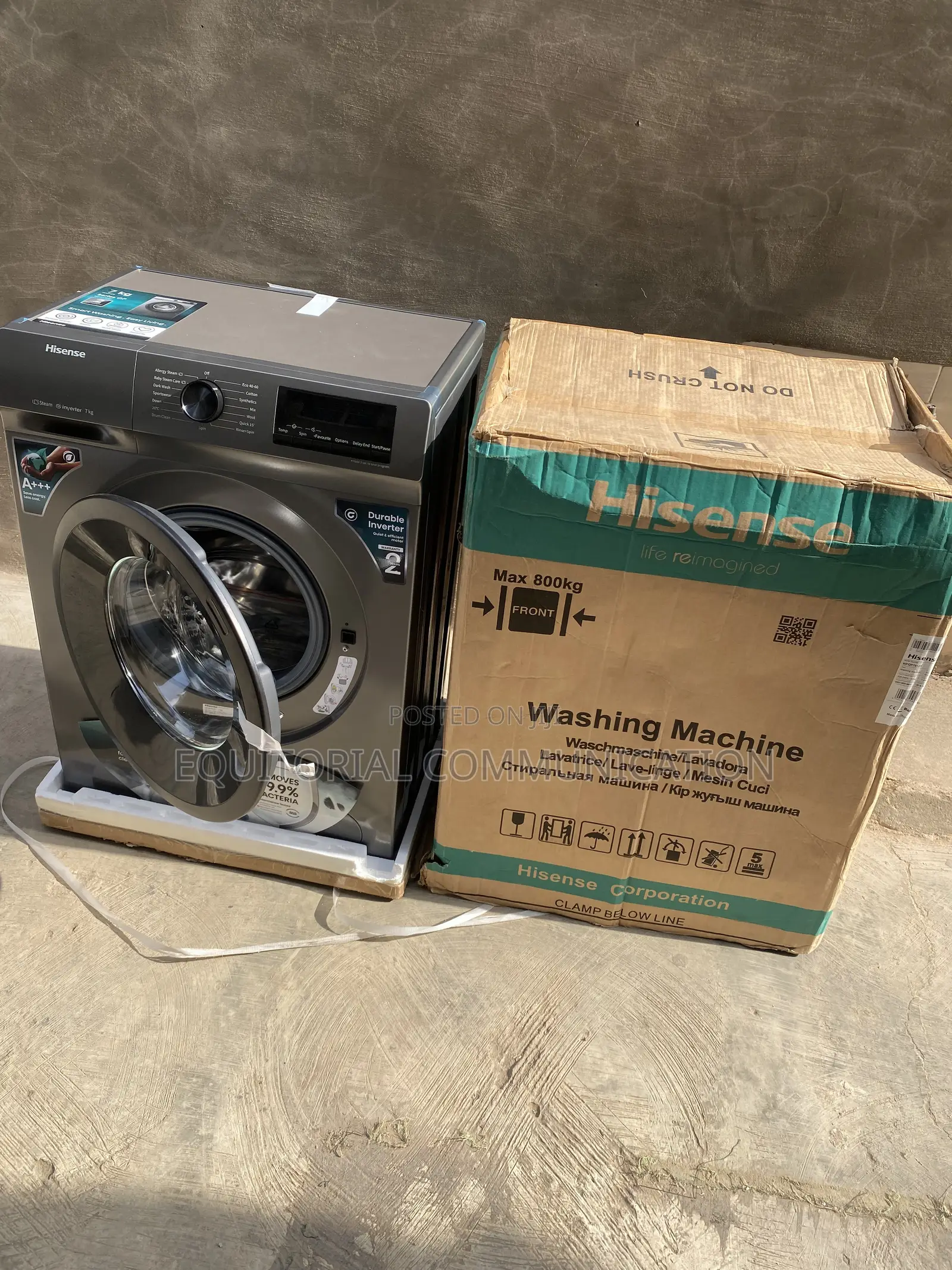 Hisense WFQP7012T 7KG Automatic Washing Machine With Delay Start