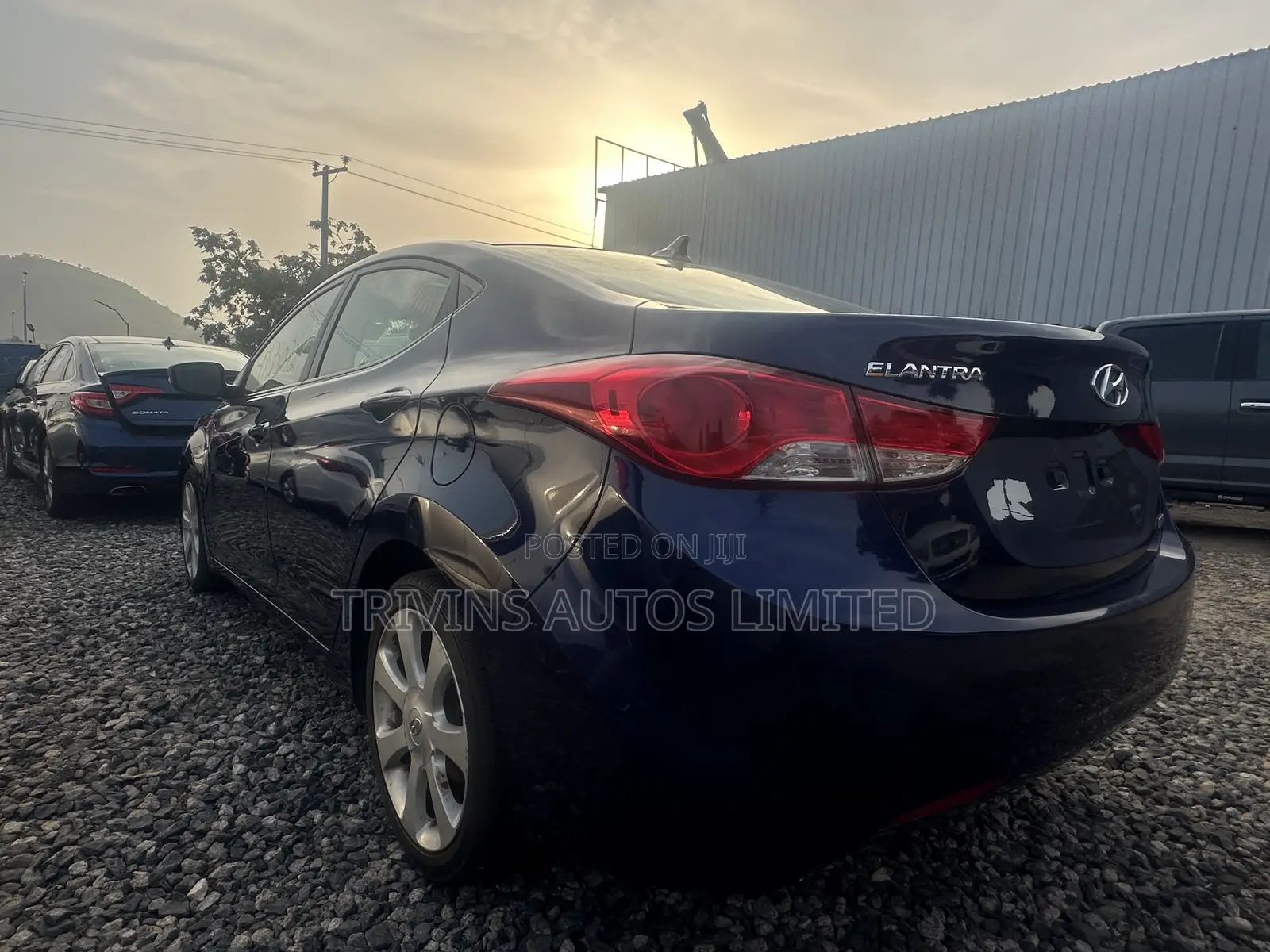 Hyundai Elantra Limited 2012 Blue