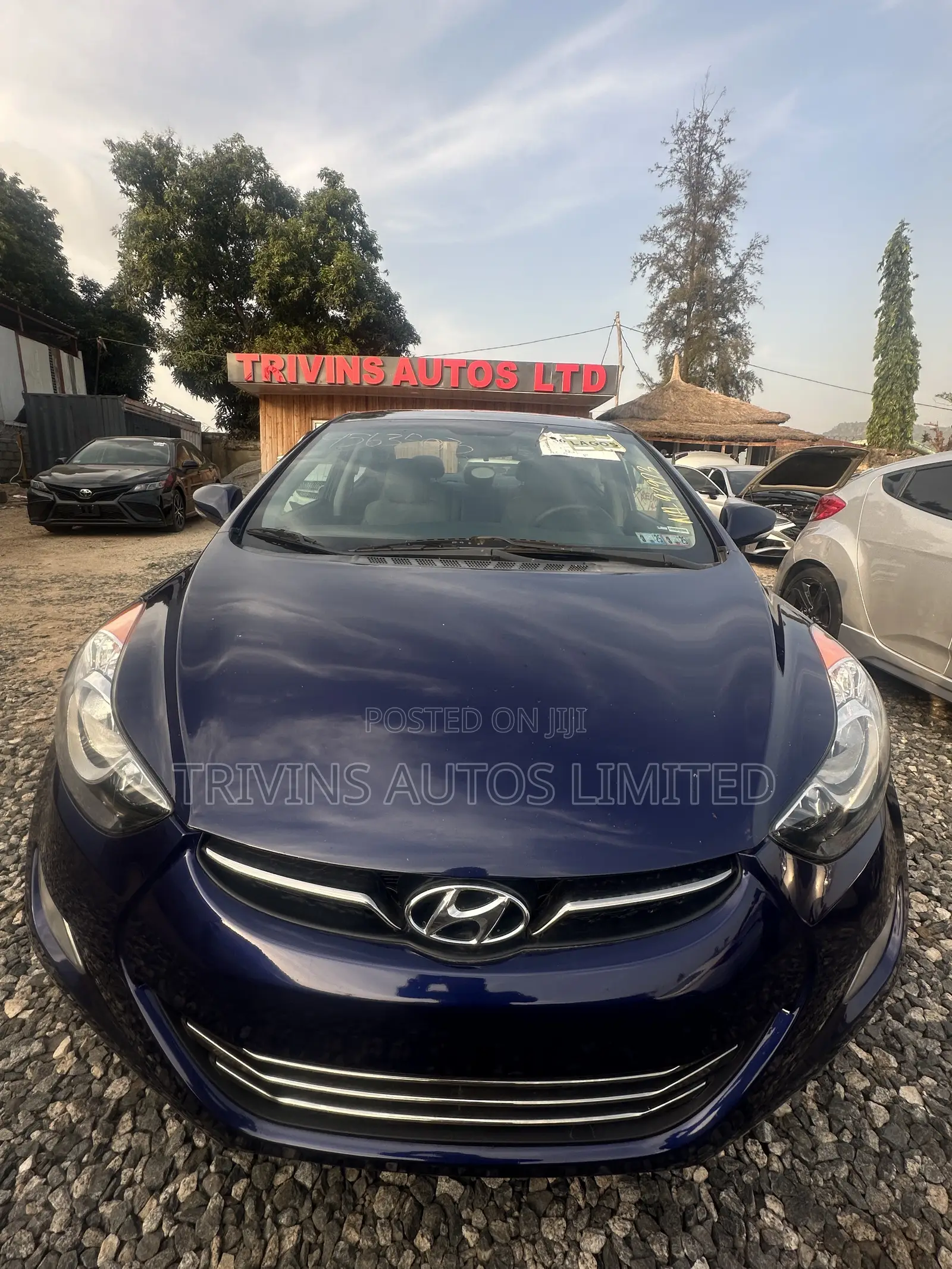 Hyundai Elantra Limited 2012 Blue