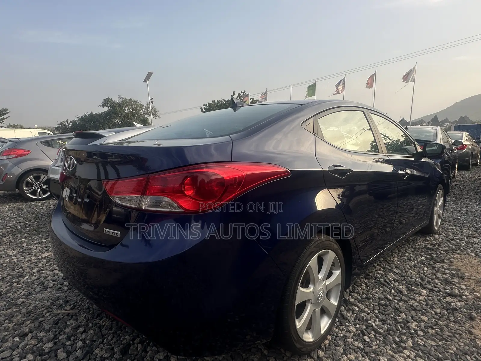 Hyundai Elantra Limited 2012 Blue
