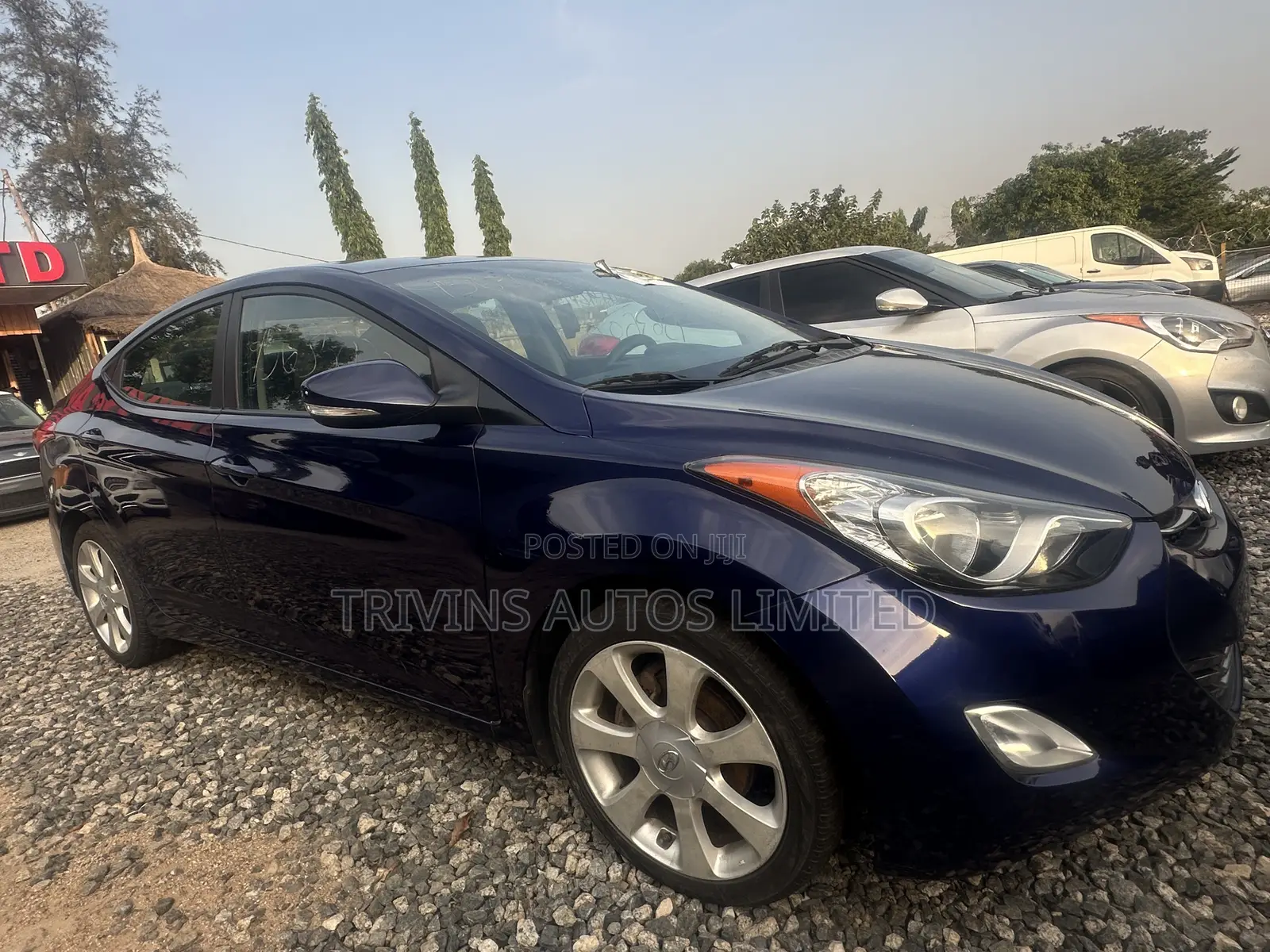 Hyundai Elantra Limited 2012 Blue