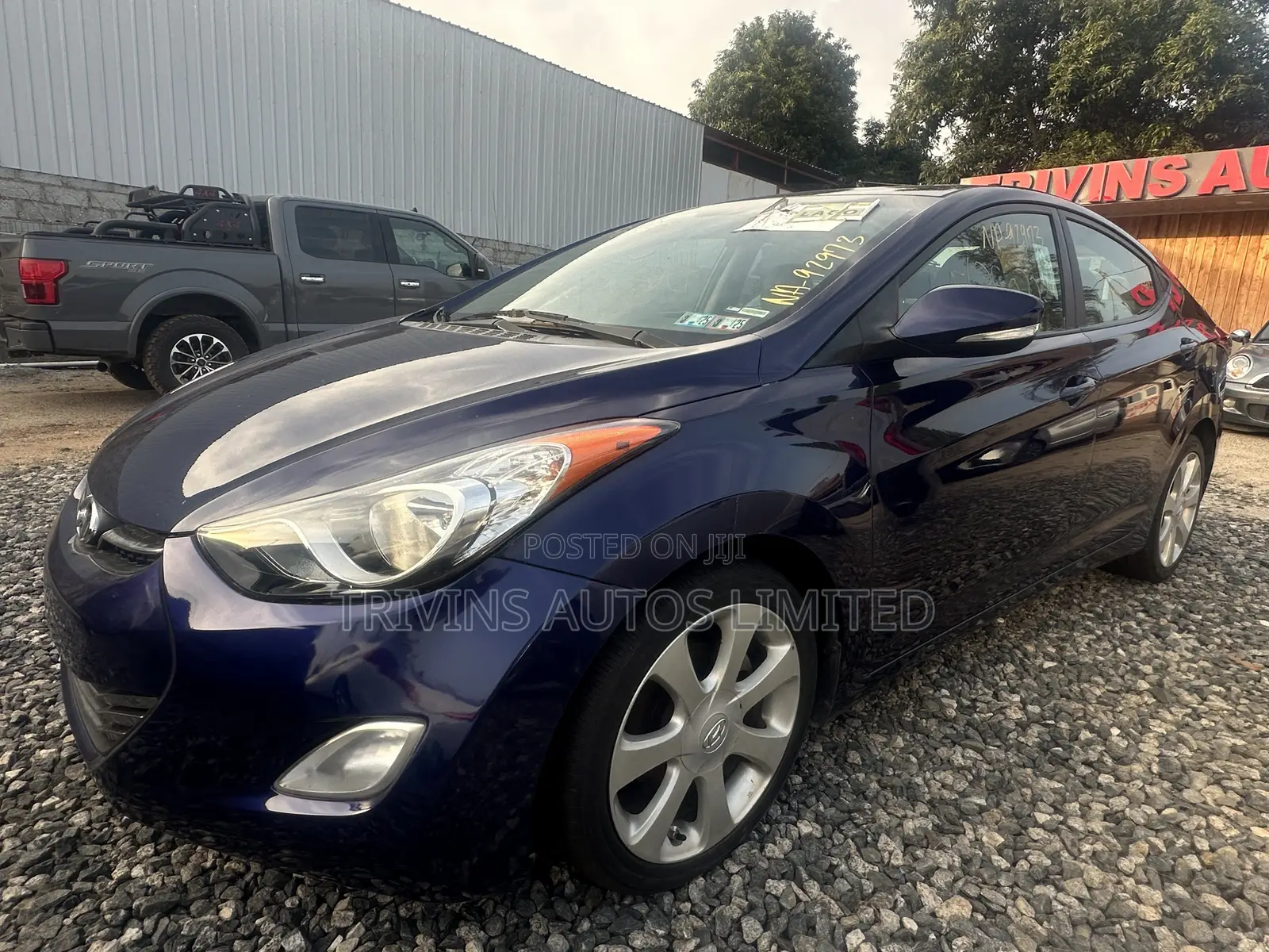 Hyundai Elantra Limited 2012 Blue