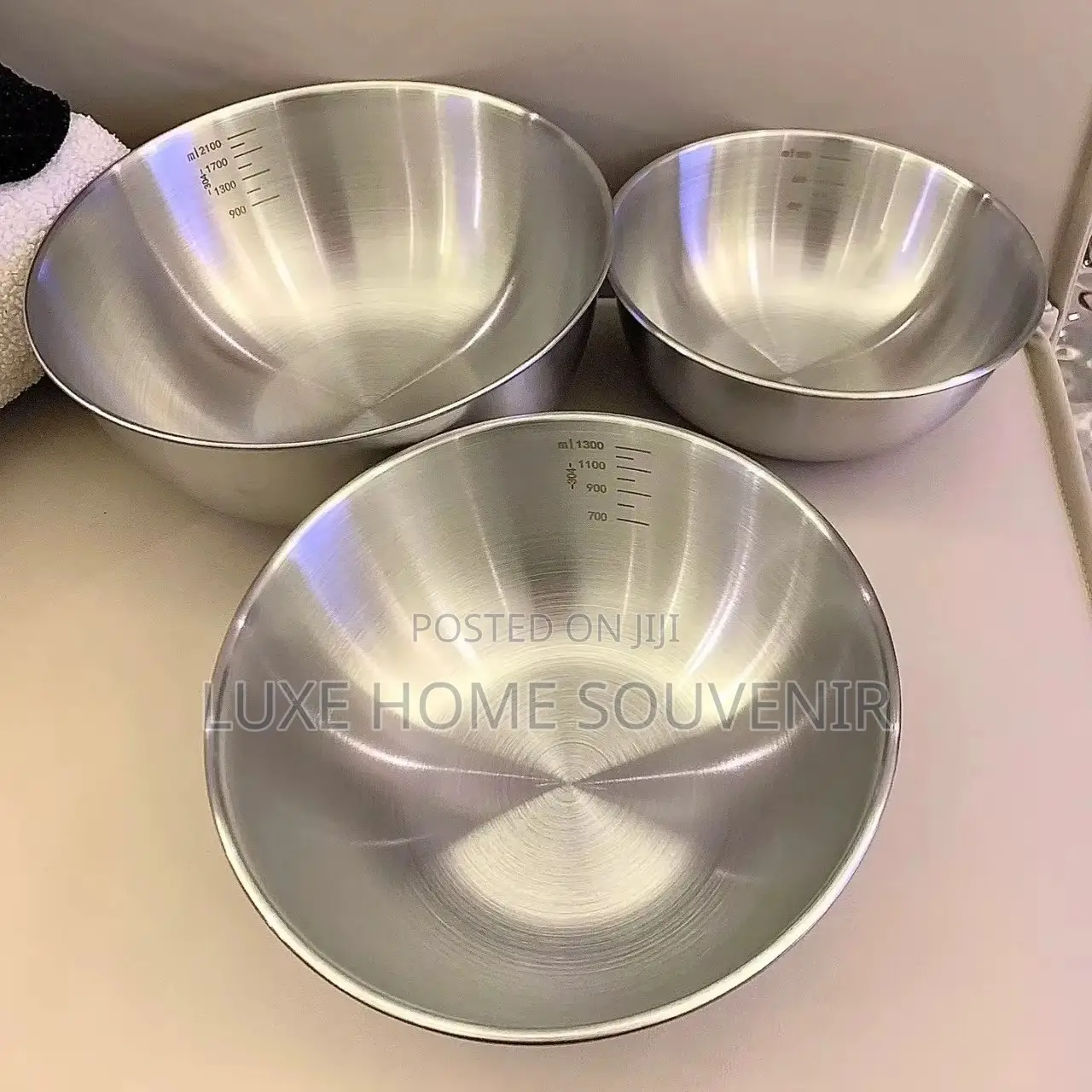 Stainless Salad Bowl 3pcs