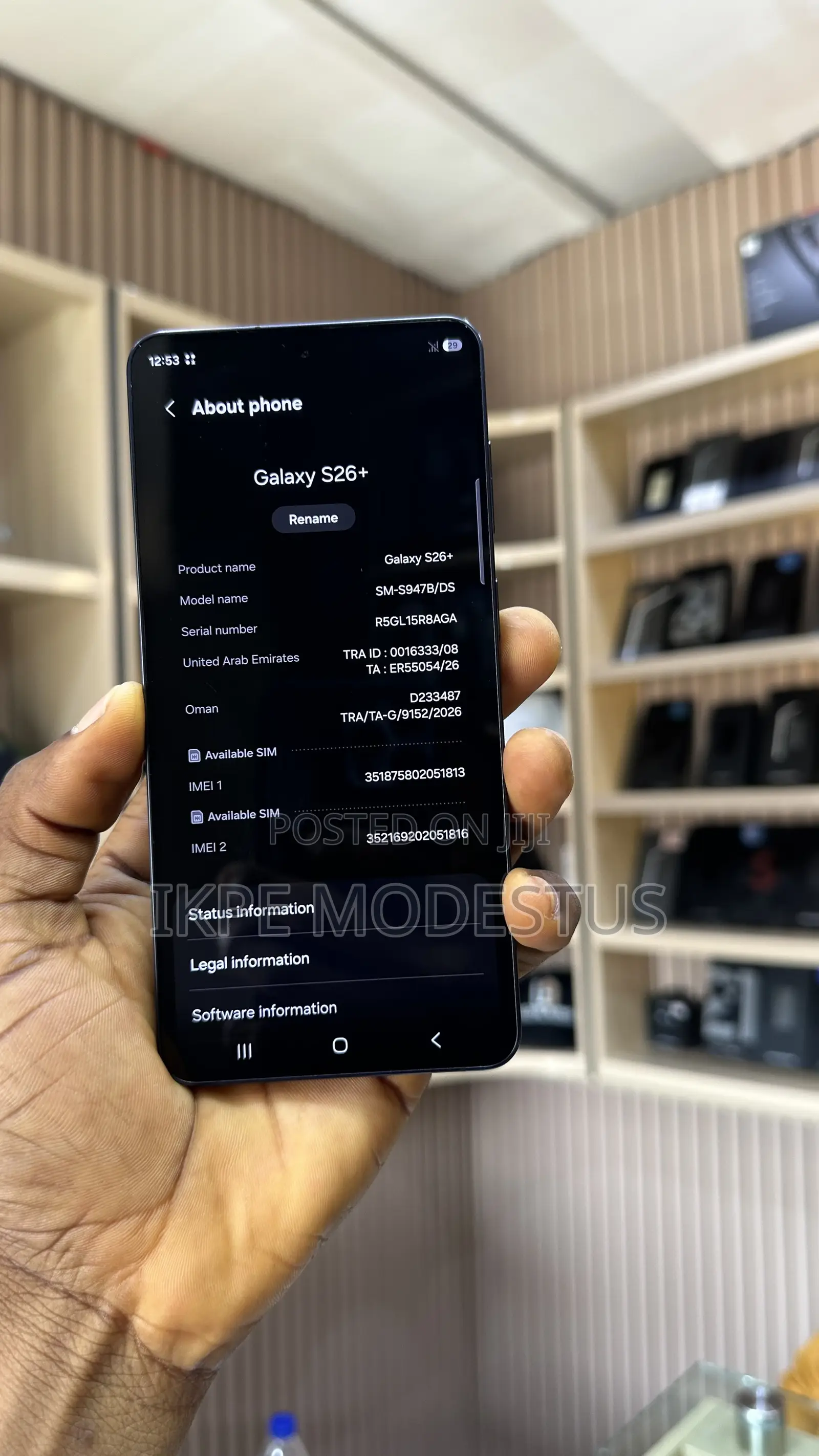 Samsung Galaxy S26+ 256 GB Black