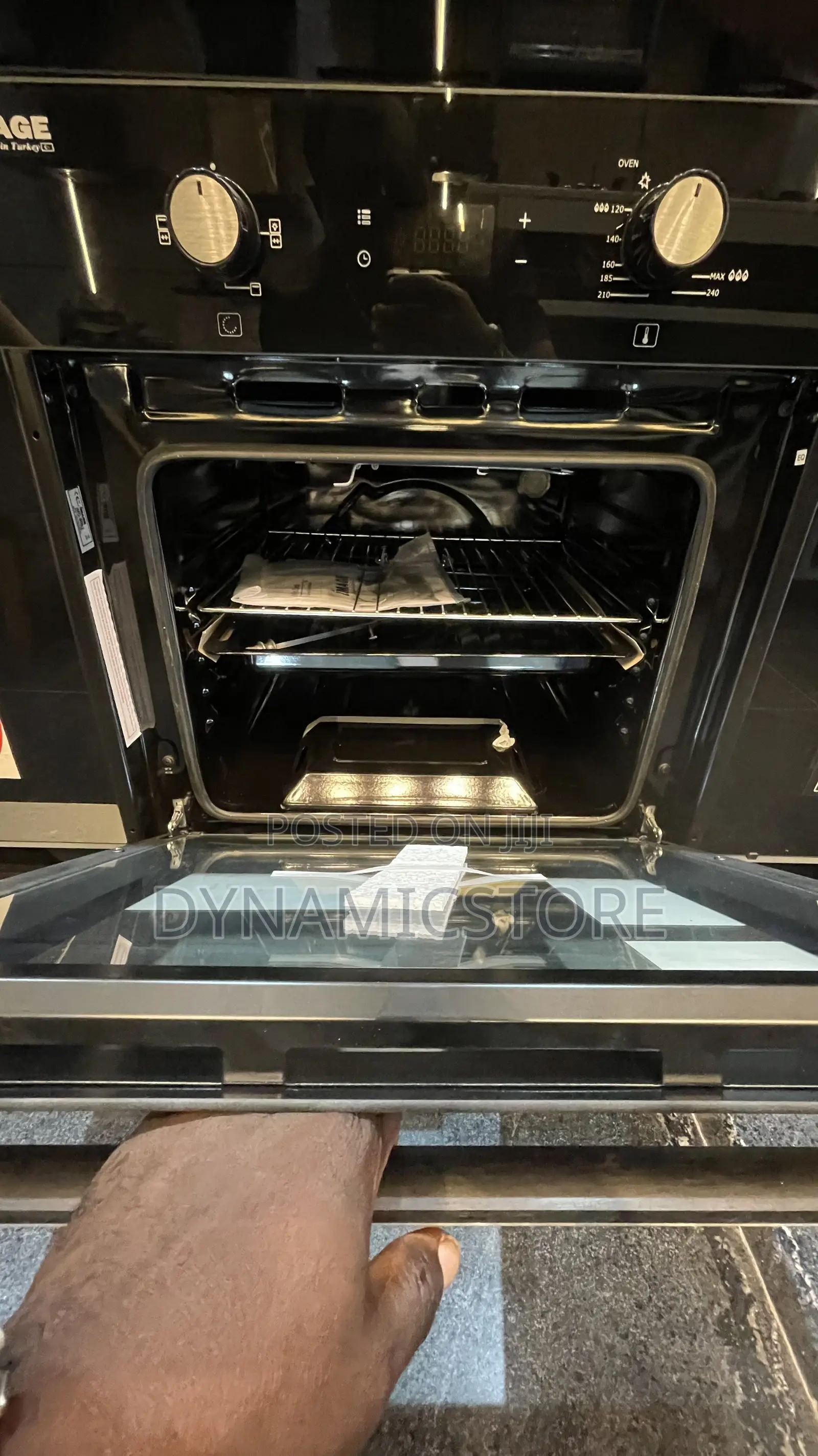 Image Inbuilt Electric and Gas Oven Digital Display.