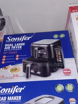 Sonifer 11litres Dual Large Air Fryer