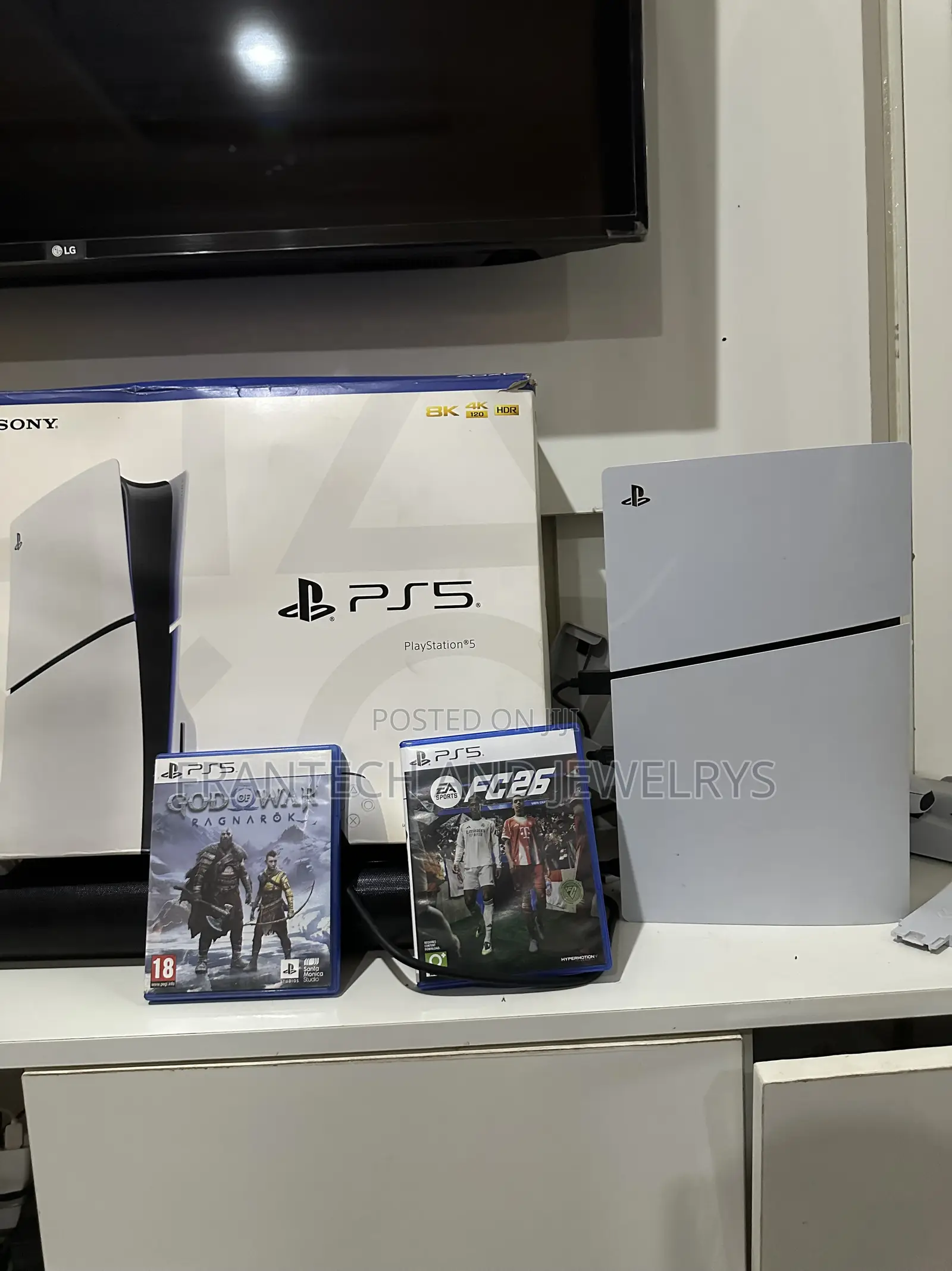 Sony PlayStation 5 Slim Europe Version – Open Box Two Pads and Games