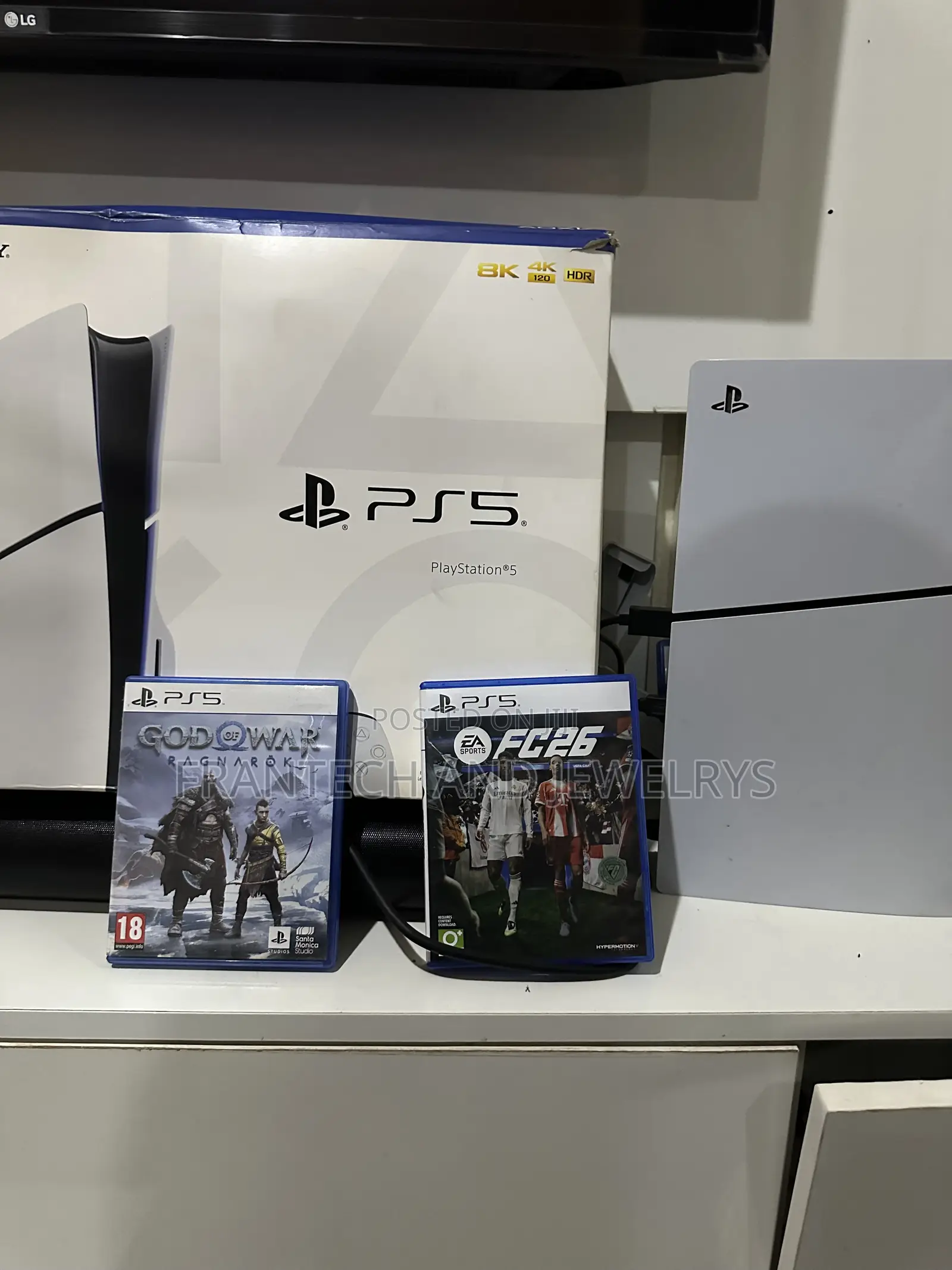 Sony PlayStation 5 Slim Europe Version – Open Box Two Pads and Games