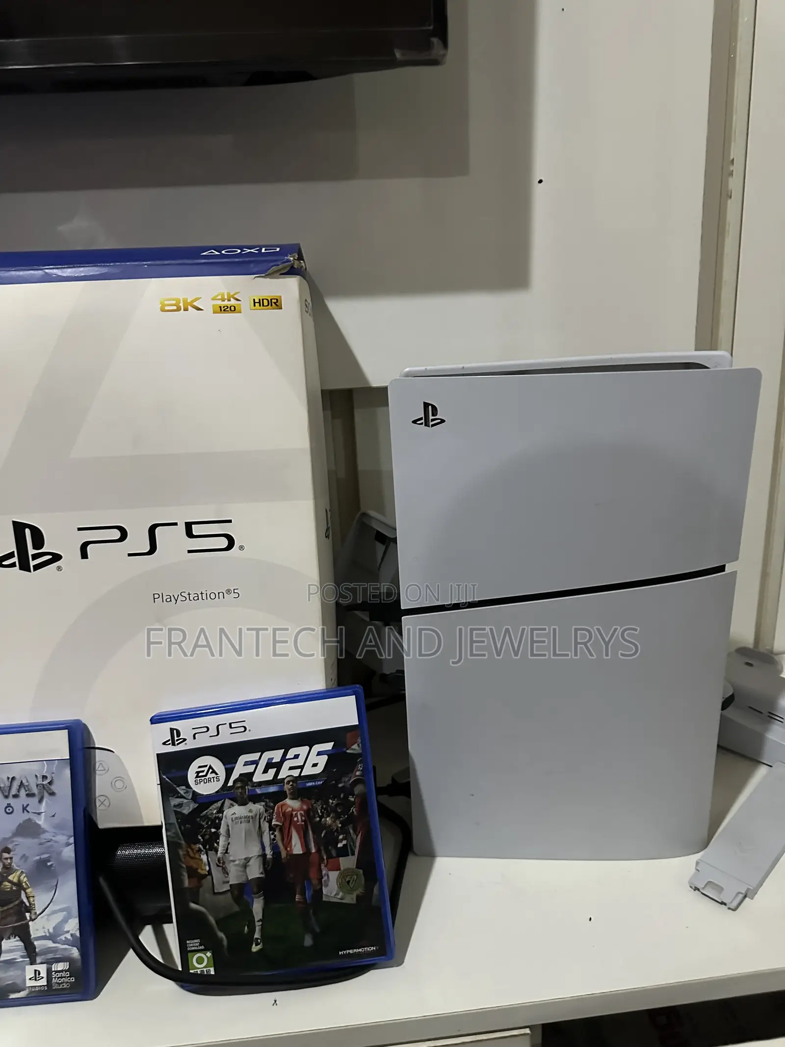 Sony PlayStation 5 Slim Europe Version – Open Box Two Pads and Games