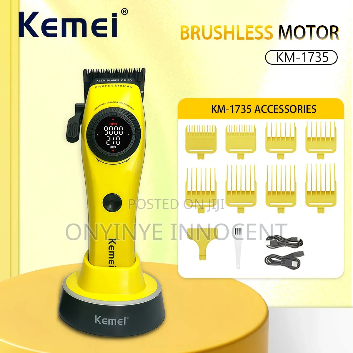 Kemei KM-1735 Rechargeable Professional Hair Clipper