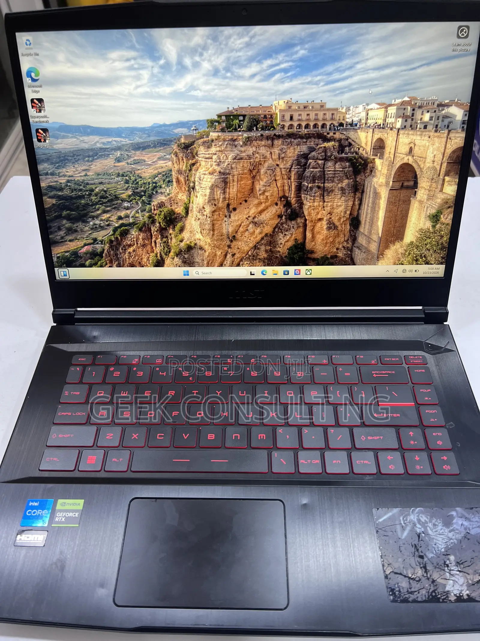 Laptop MSI GF63 16GB Intel Core i5 SSD 512GB