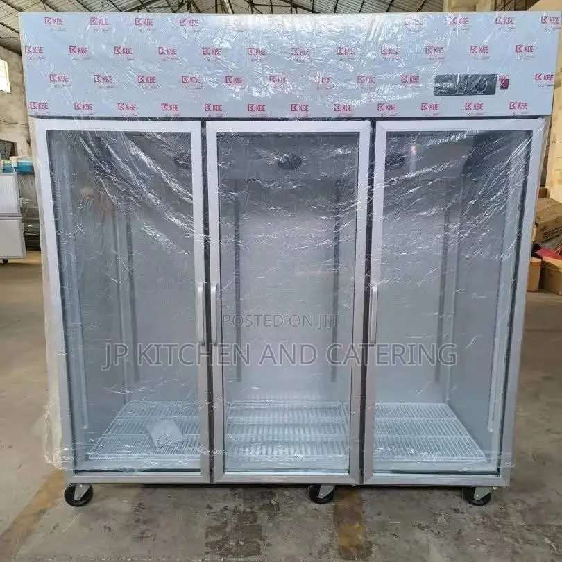 3-Door Commercial Glass Display Chiller