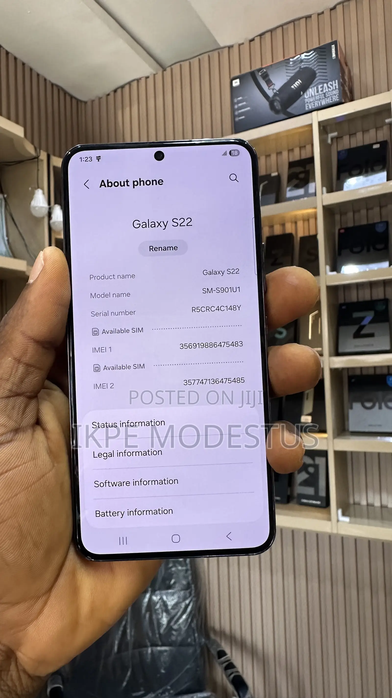Samsung Galaxy S22 5G 256 GB Black