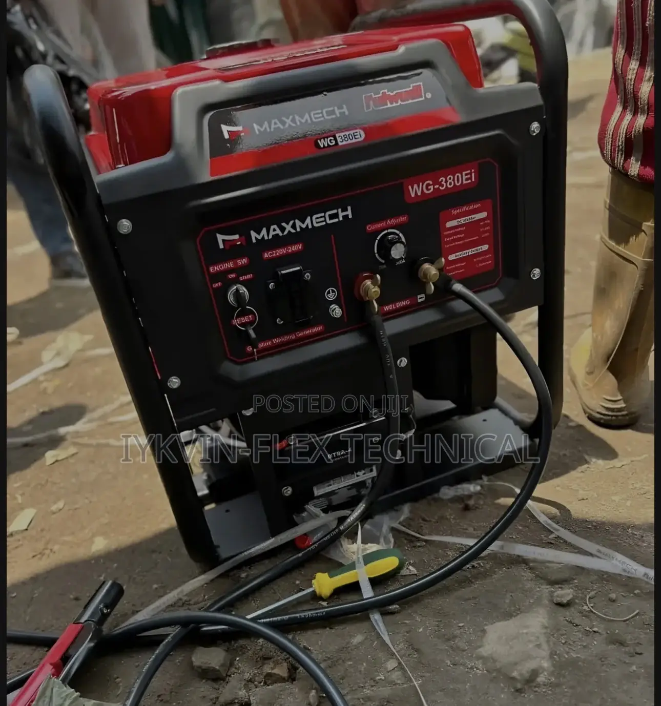 Maxmech WG380 Start and Wed Generator