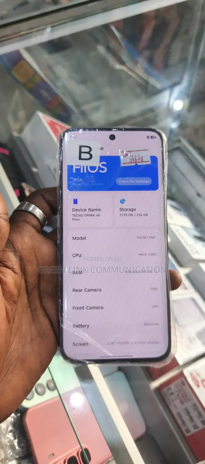 New Tecno Spark 40 Pro+ 256 GB Blue