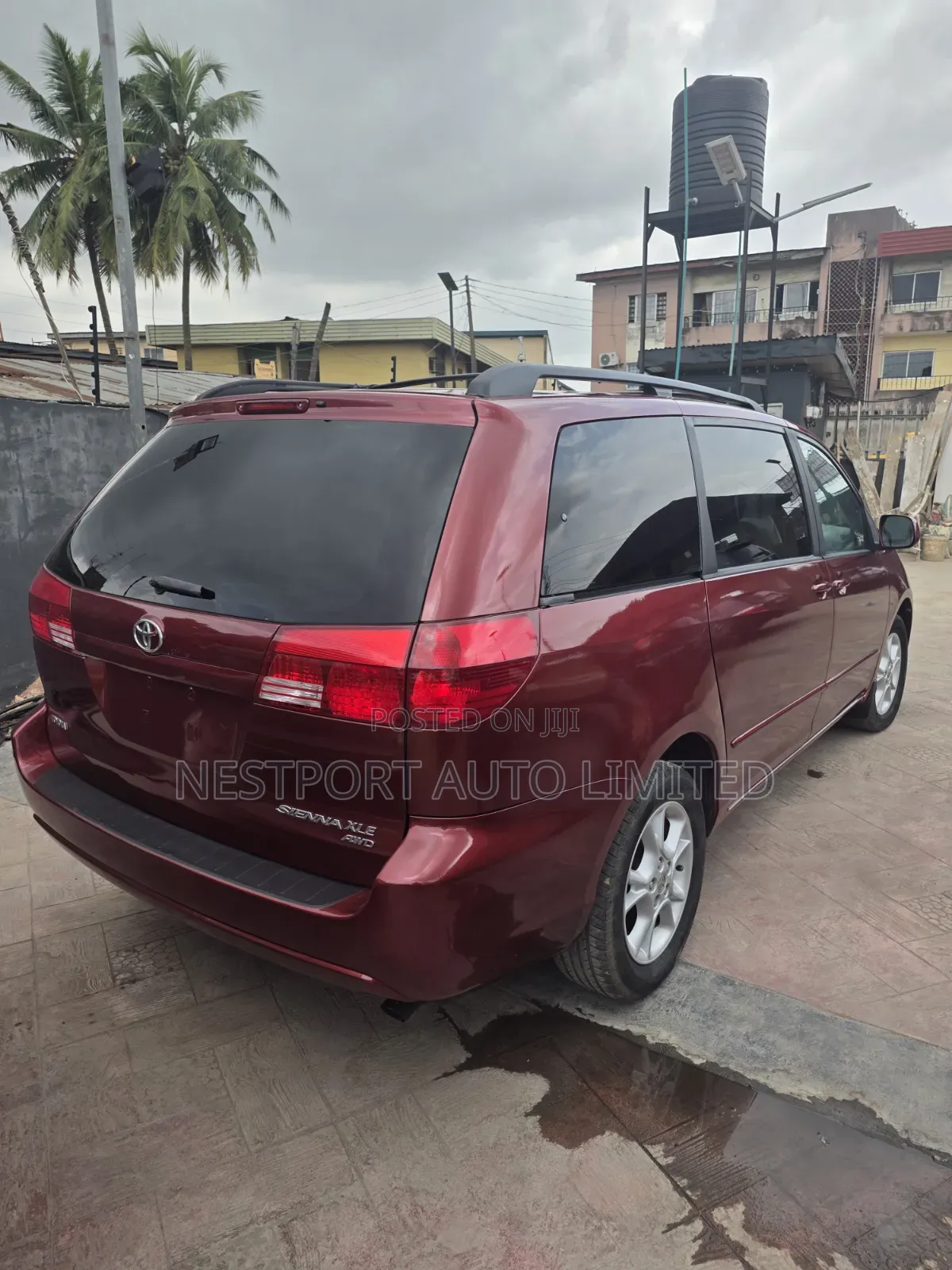 Toyota Sienna XLE AWD (3.3L V6 5A) 2004 Burgundy