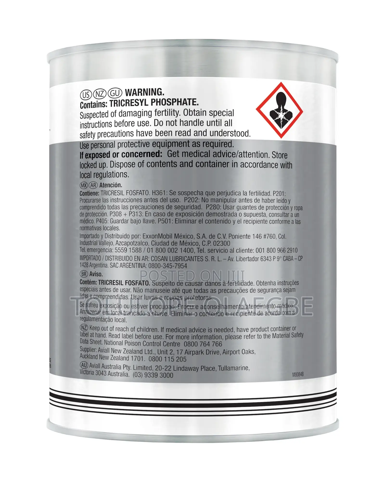 Mobil Jet Oil 254 Turbine Oil - 24 X 1 US Qt Carton