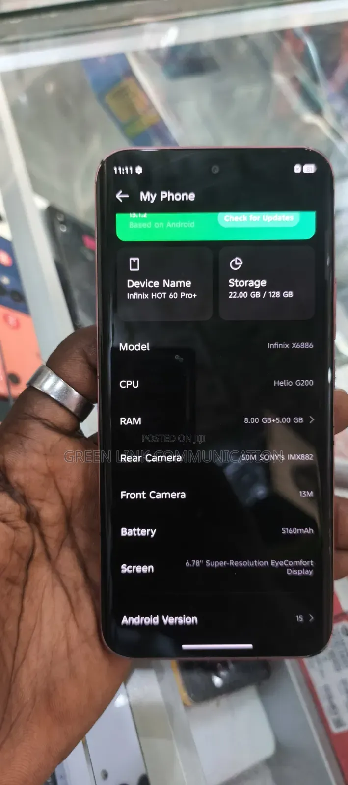Infinix Hot 60 Pro+ 128 GB Pink