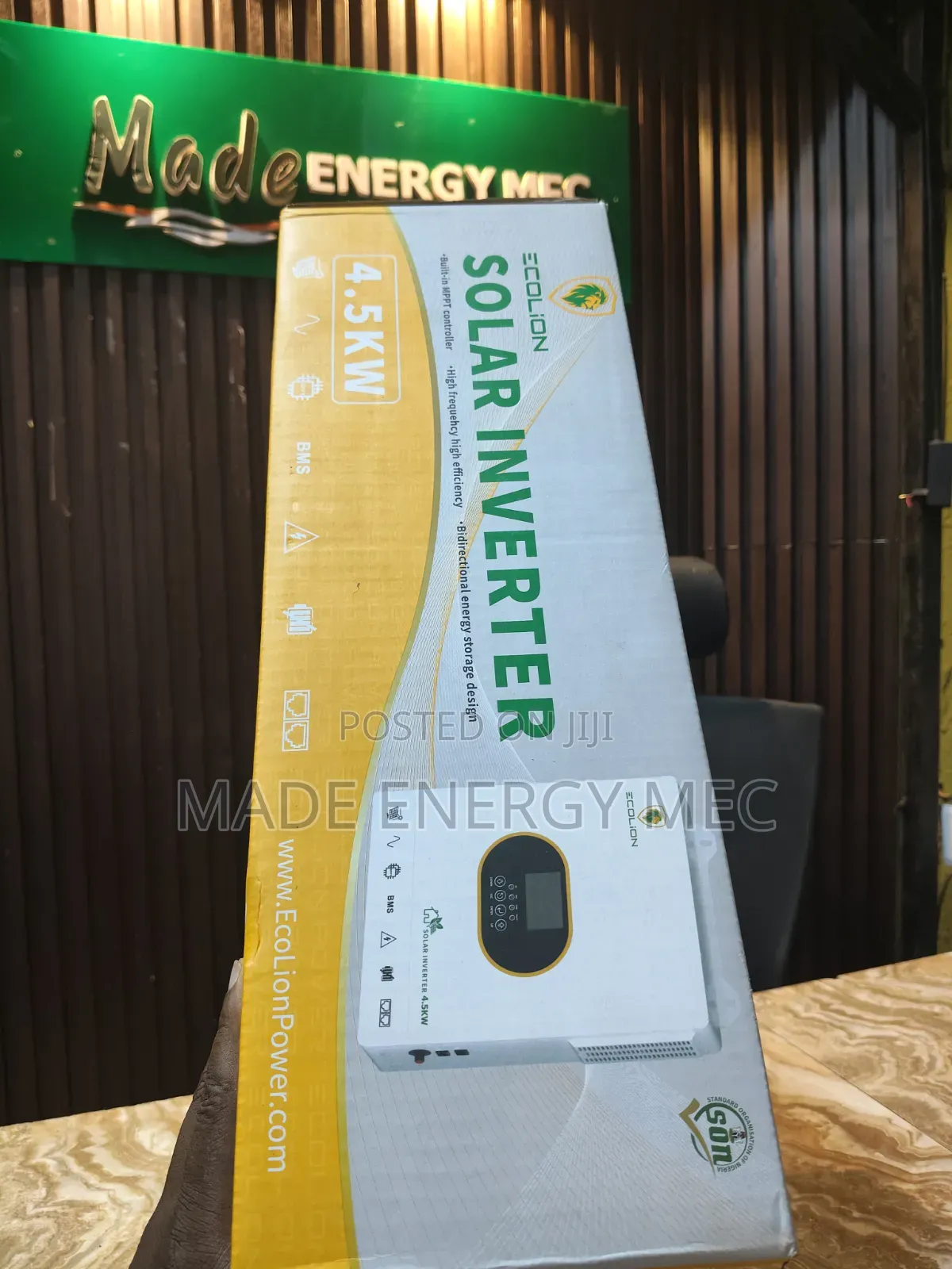 Ecolion 4.5kW 24V Hybrid Solar Inverter – Pure Solar Power Solution