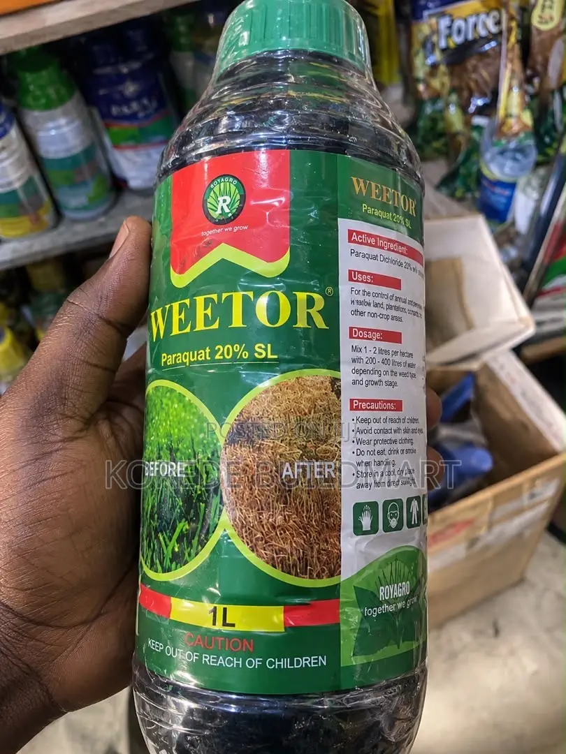 1L Weetor Diquat 20% SL Non-Selective Contact Herbicide