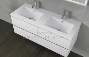 Double Bowl Cabinet Wash Hand Basin