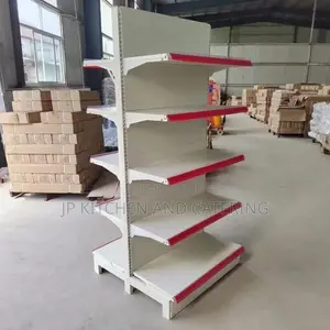 Double-Sided Supermarket Shelf