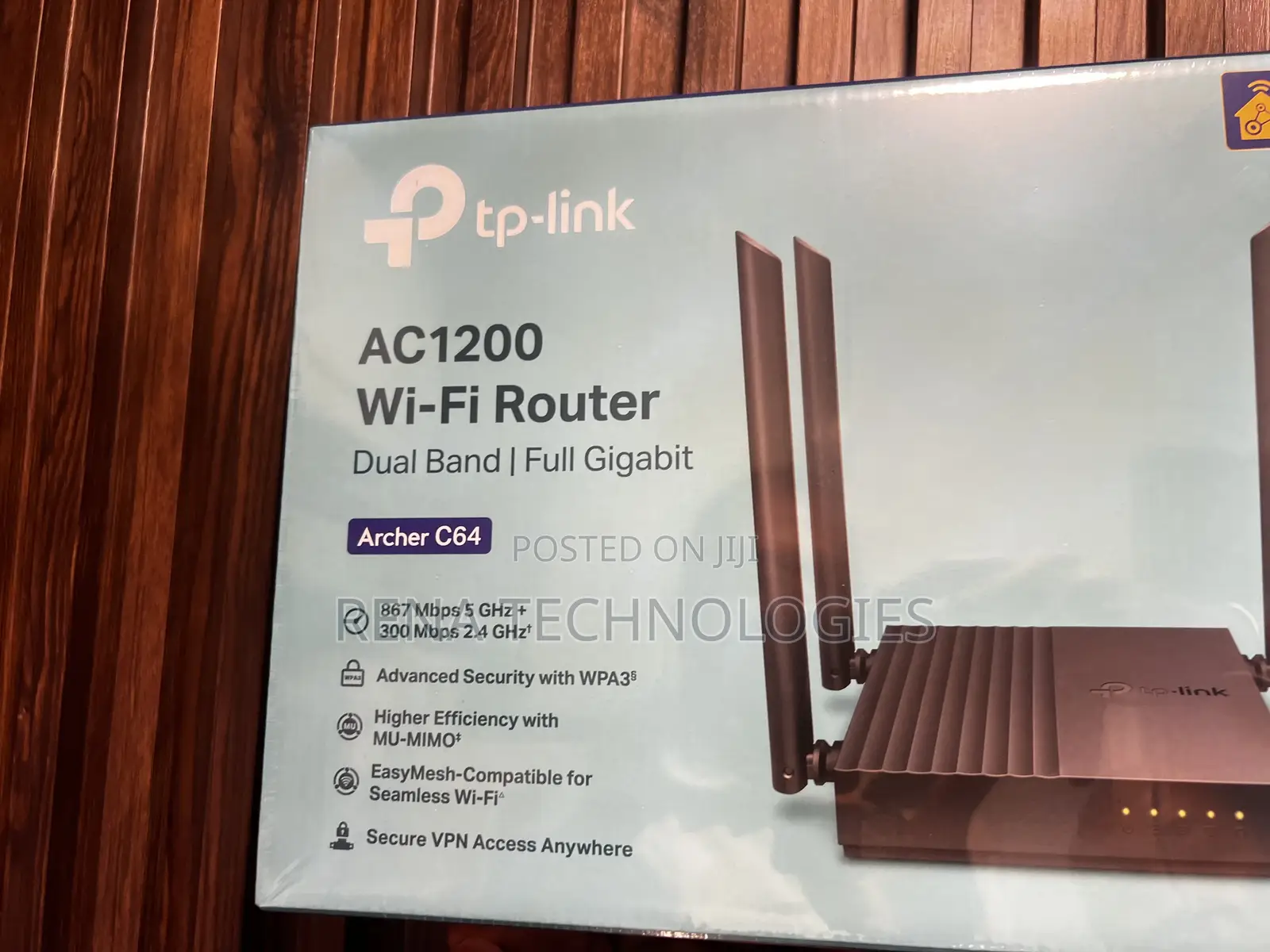 TP-Link Archer C64 Wireless Router Gigabit Ethernet Dual-Band