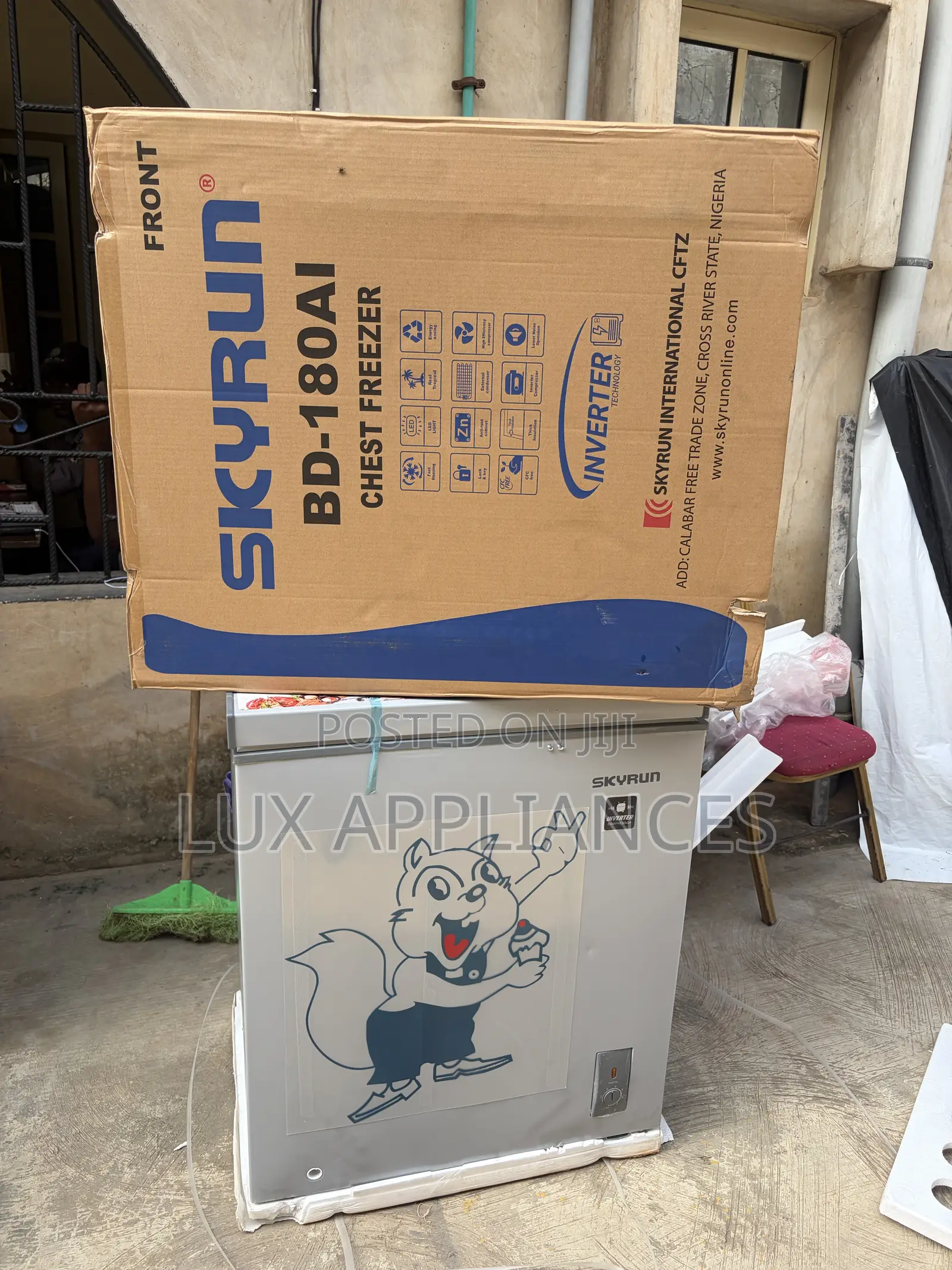 Skyrun BD-180AI Freezer for Drinks and Food Storage